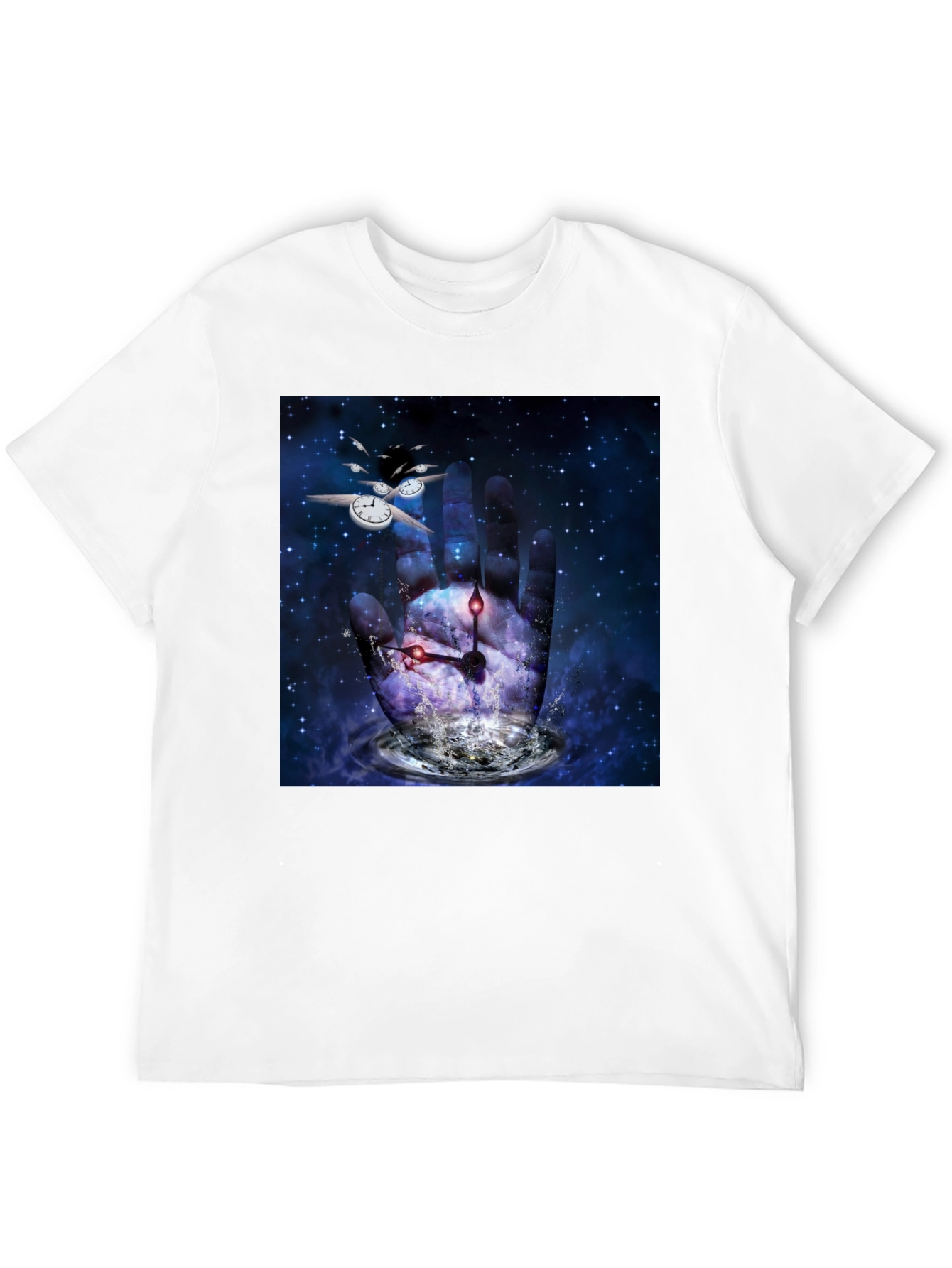 Surreal Galaxy Time T-Shirt