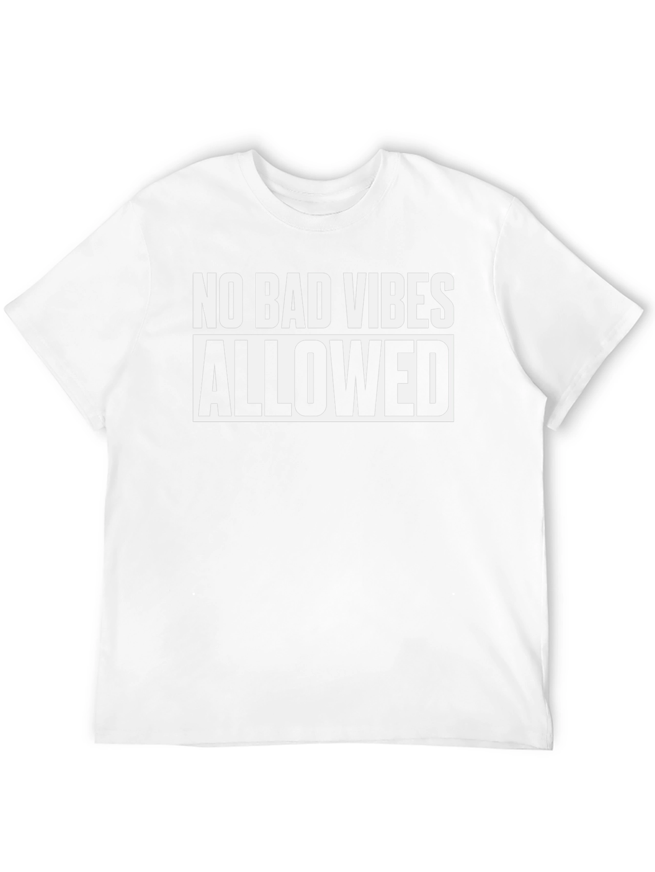 No Bad Vibes Allowed Graphic Tee - Black