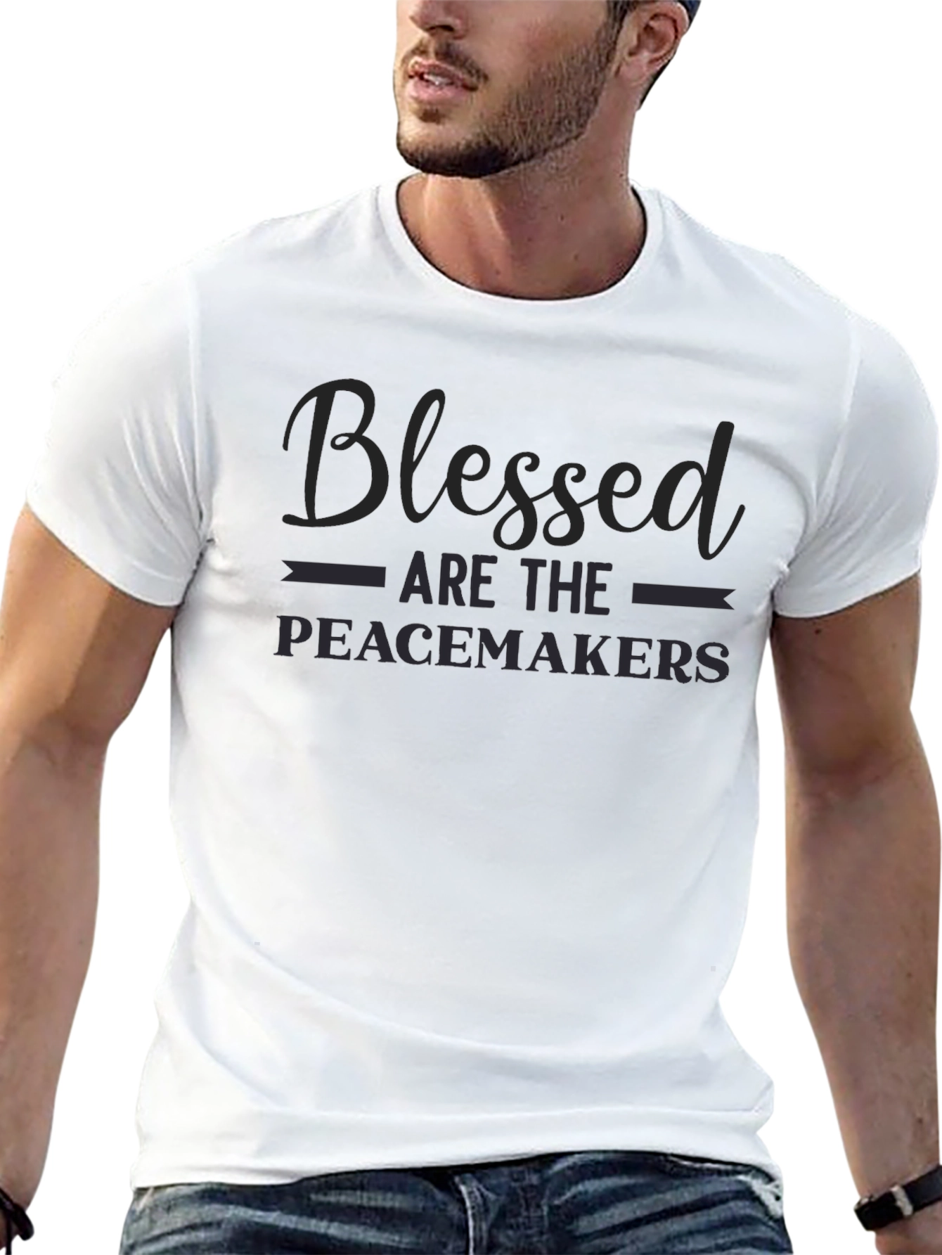 Blessed Are The Peacemakers Graphic T-Shirt
