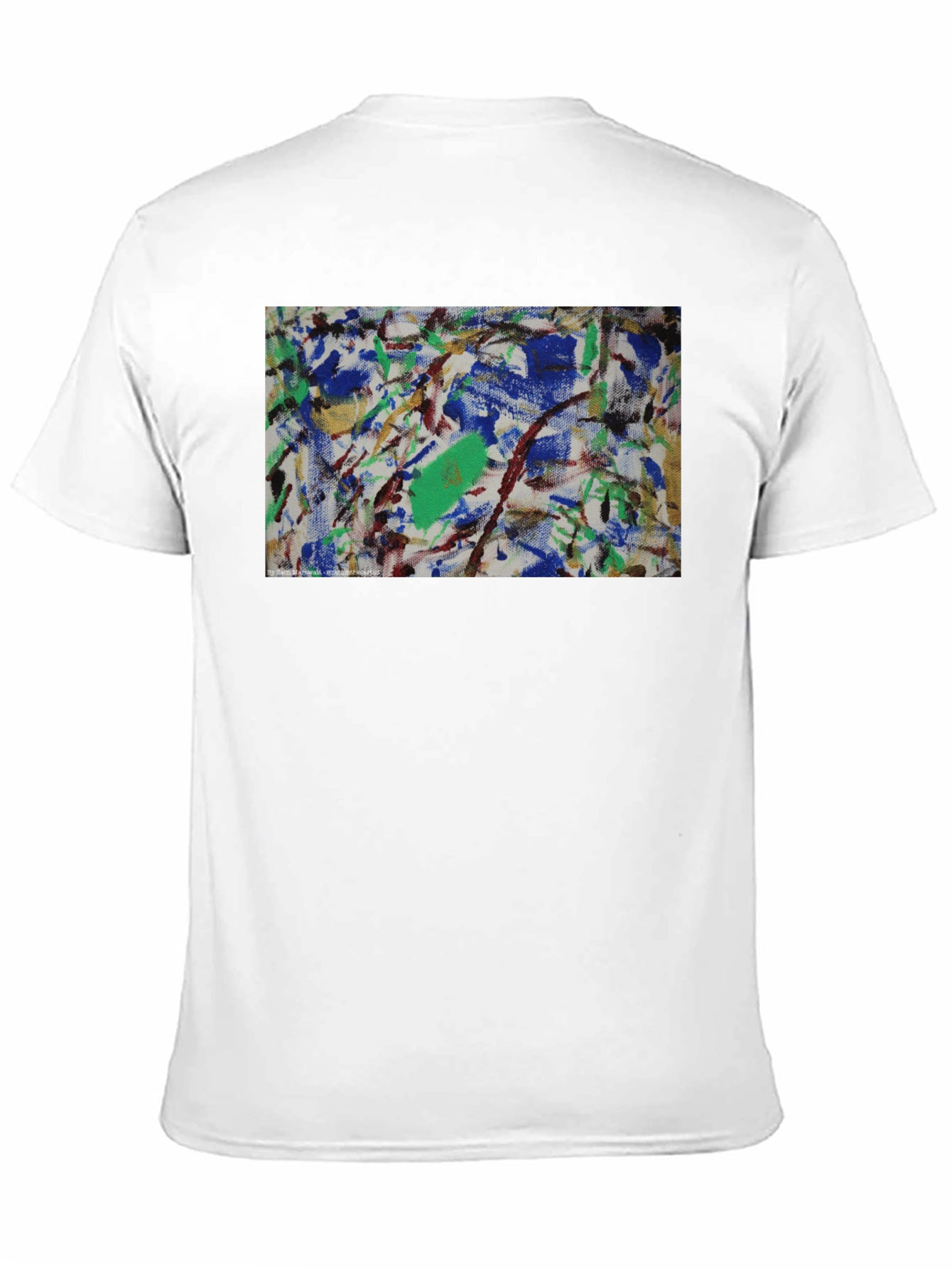 Abstract Art Graphic Tee - Modern Black T-Shirt