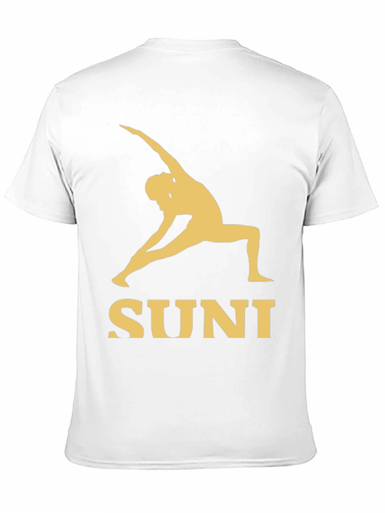 SUNI Yoga T-Shirt - Black Cotton Blend