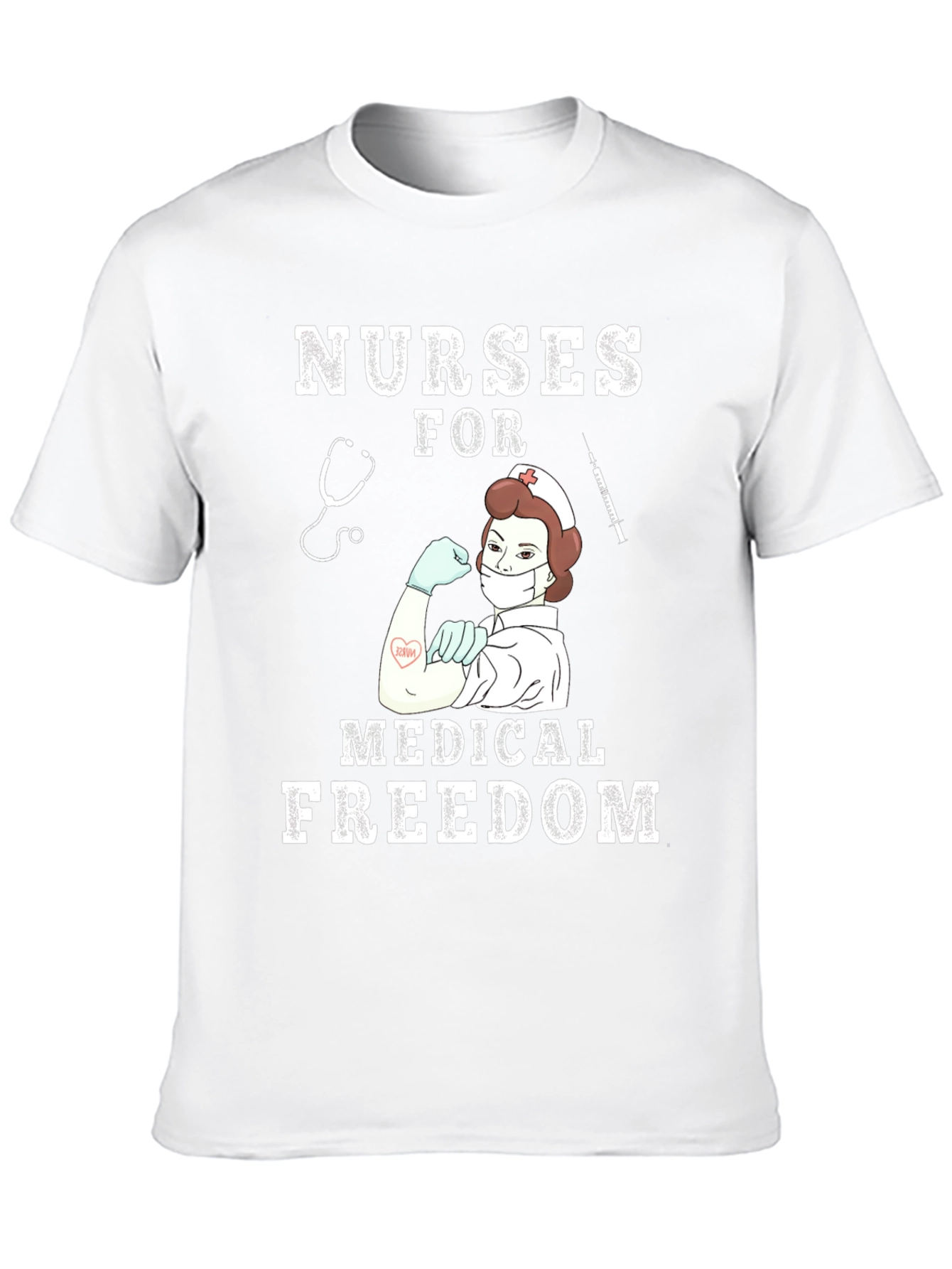 Nurses for Medical Freedom Black T-Shirt