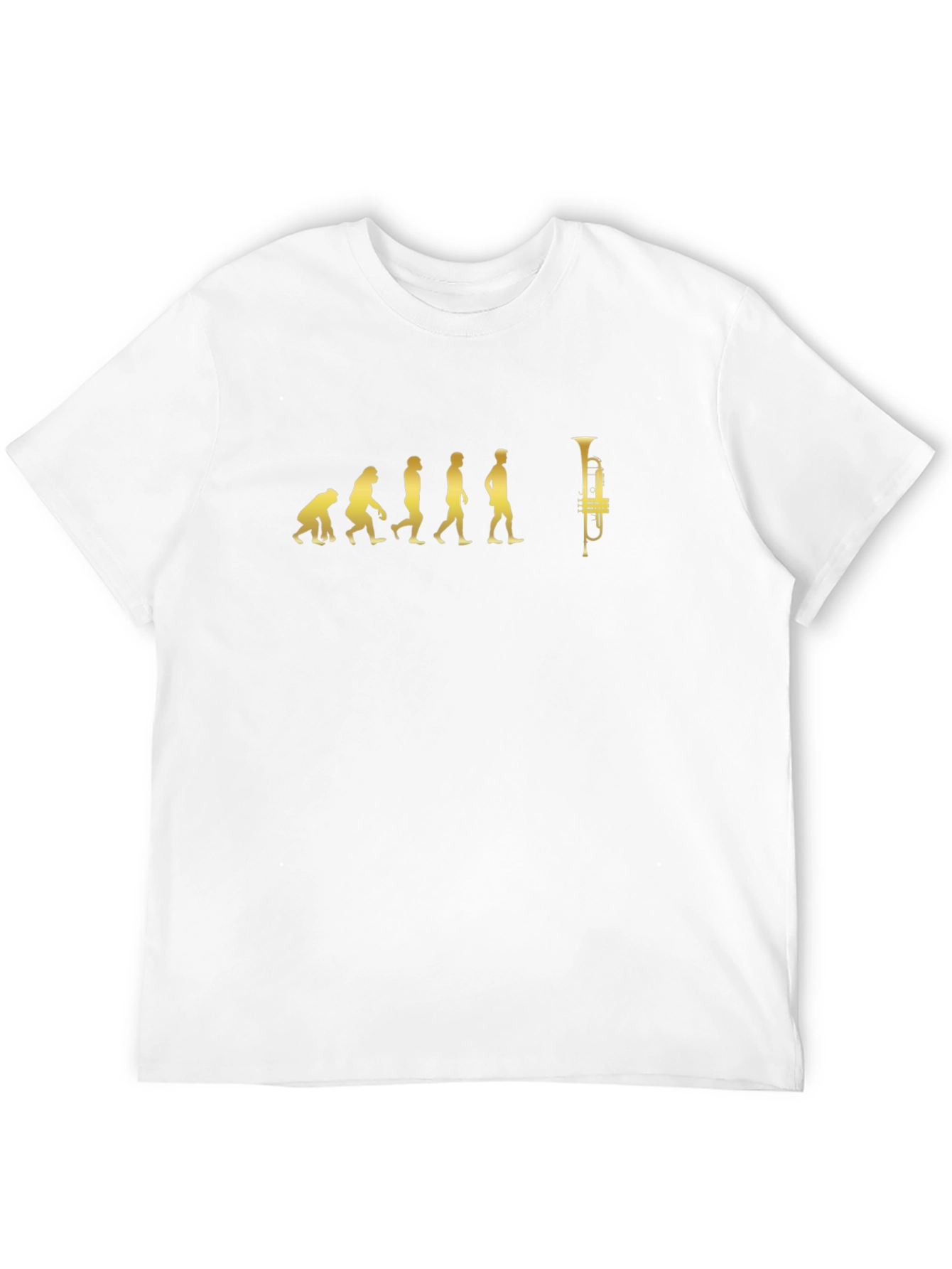 Evolution of Trumpet Player T-Shirt