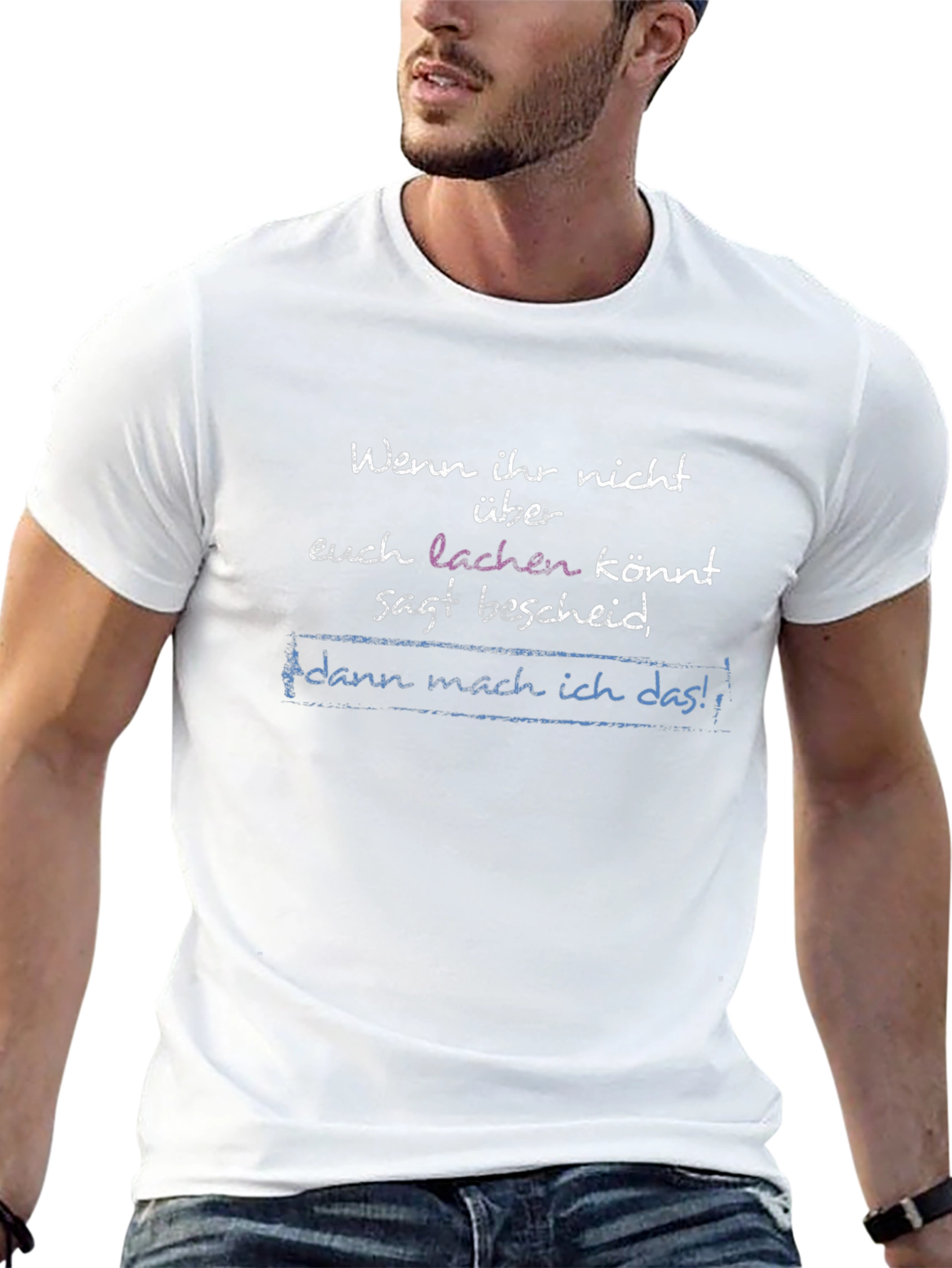 Humorous German Phrase T-Shirt - Black
