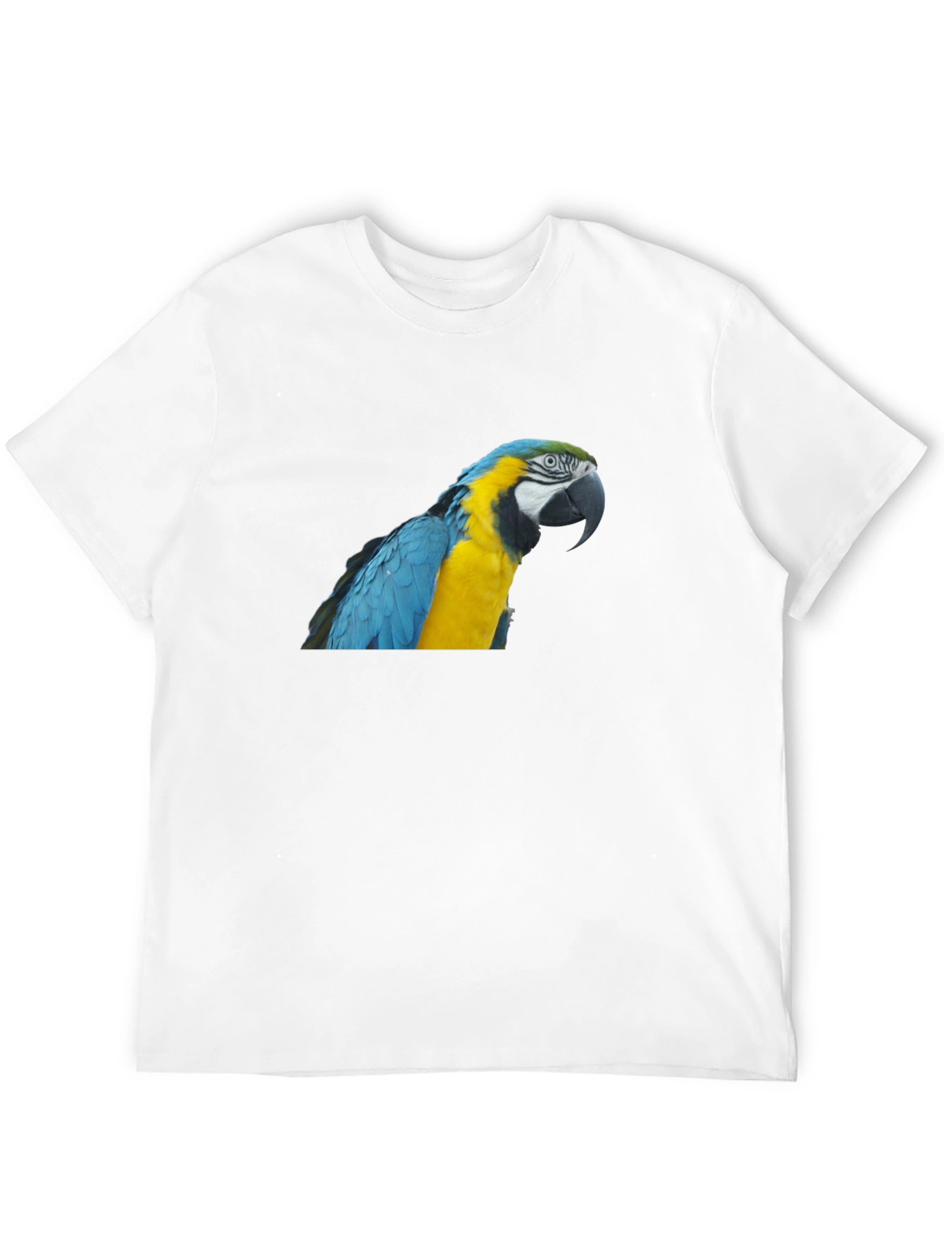Parrot Graphic T-Shirt - Mens Crew Neck Tee