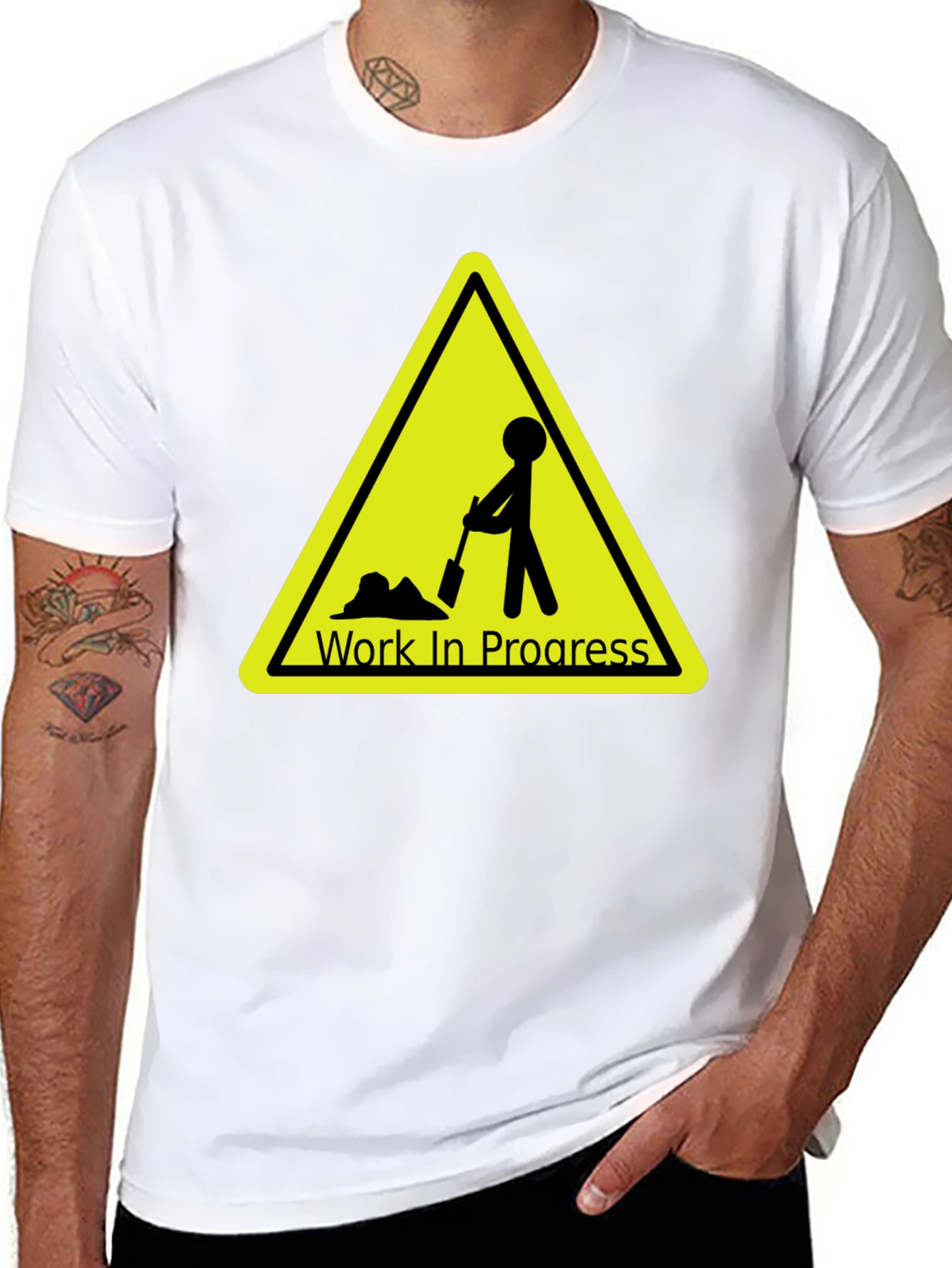 Work In Progress Graphic Tee - Black