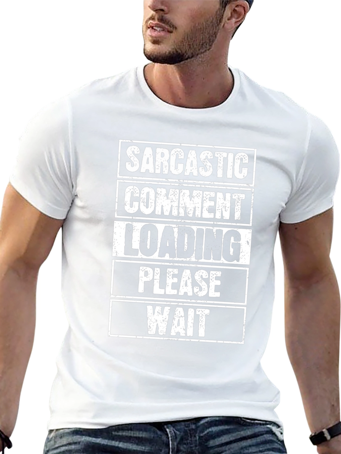 Sarcastic Comment Loading Funny Graphic T-Shirt