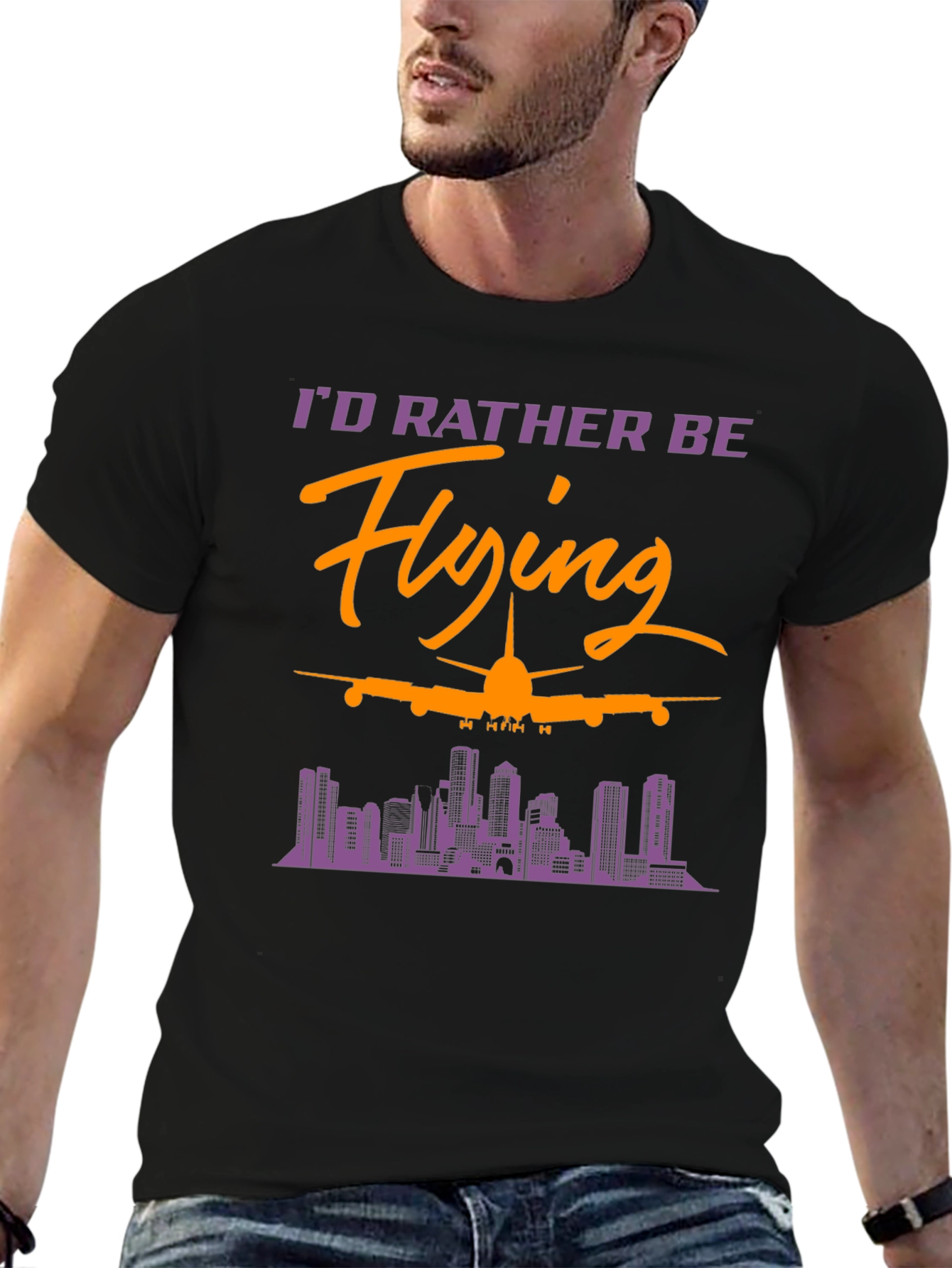 Id Rather Be Flying Graphic T-Shirt