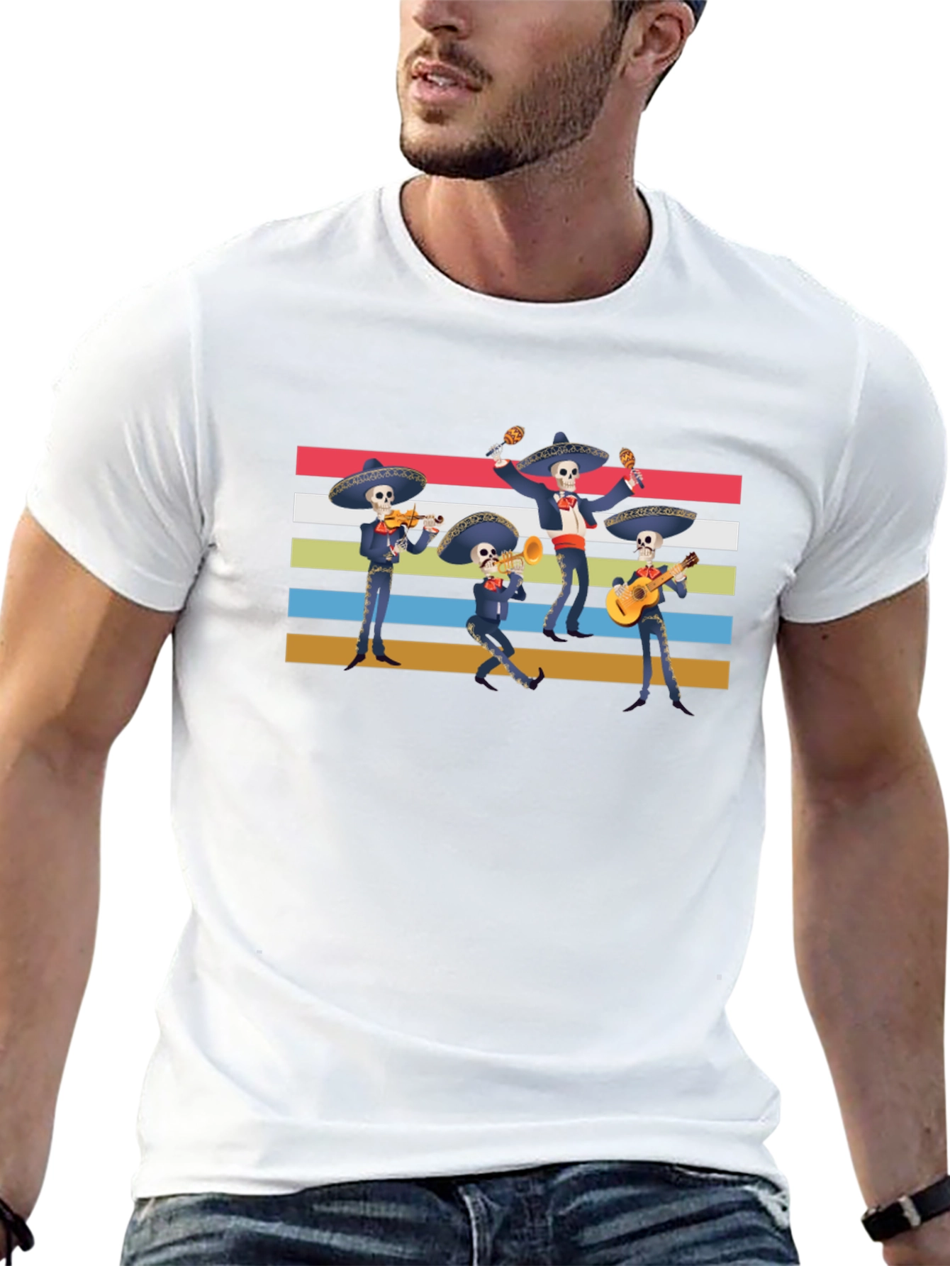 Day of the Dead Mariachi Band T-Shirt