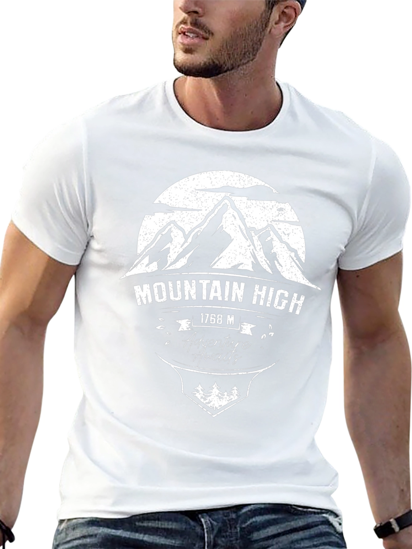 Mountain High Adventure Awaits Graphic T-Shirt