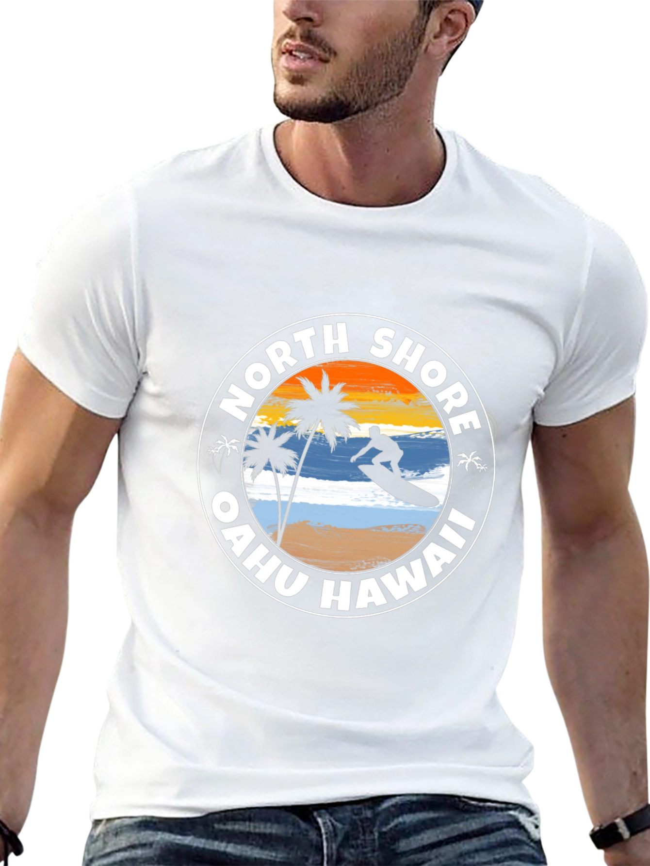 North Shore Oahu Hawaii Surf T-Shirt