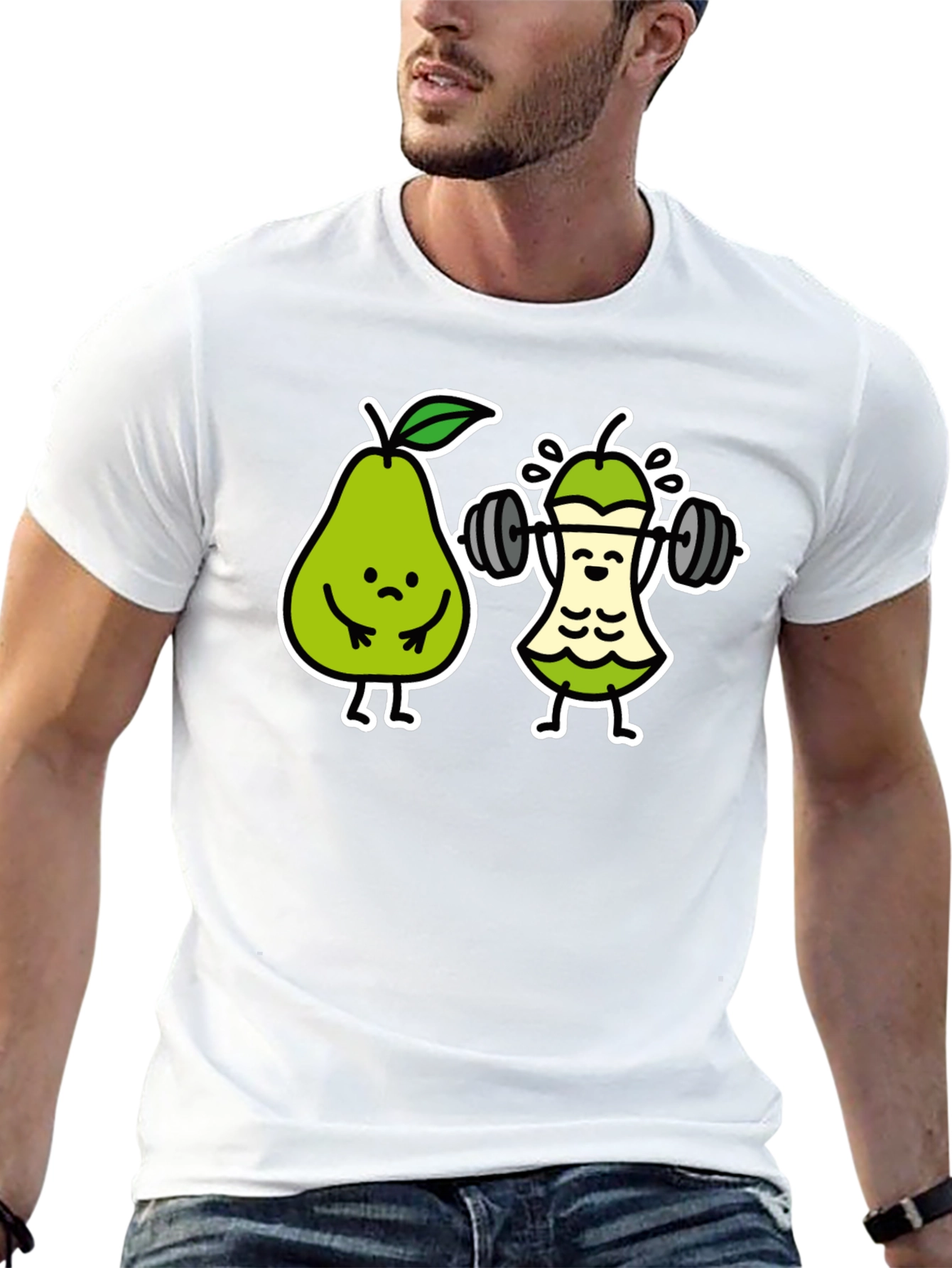 Funny Pear Gym Workout T-Shirt