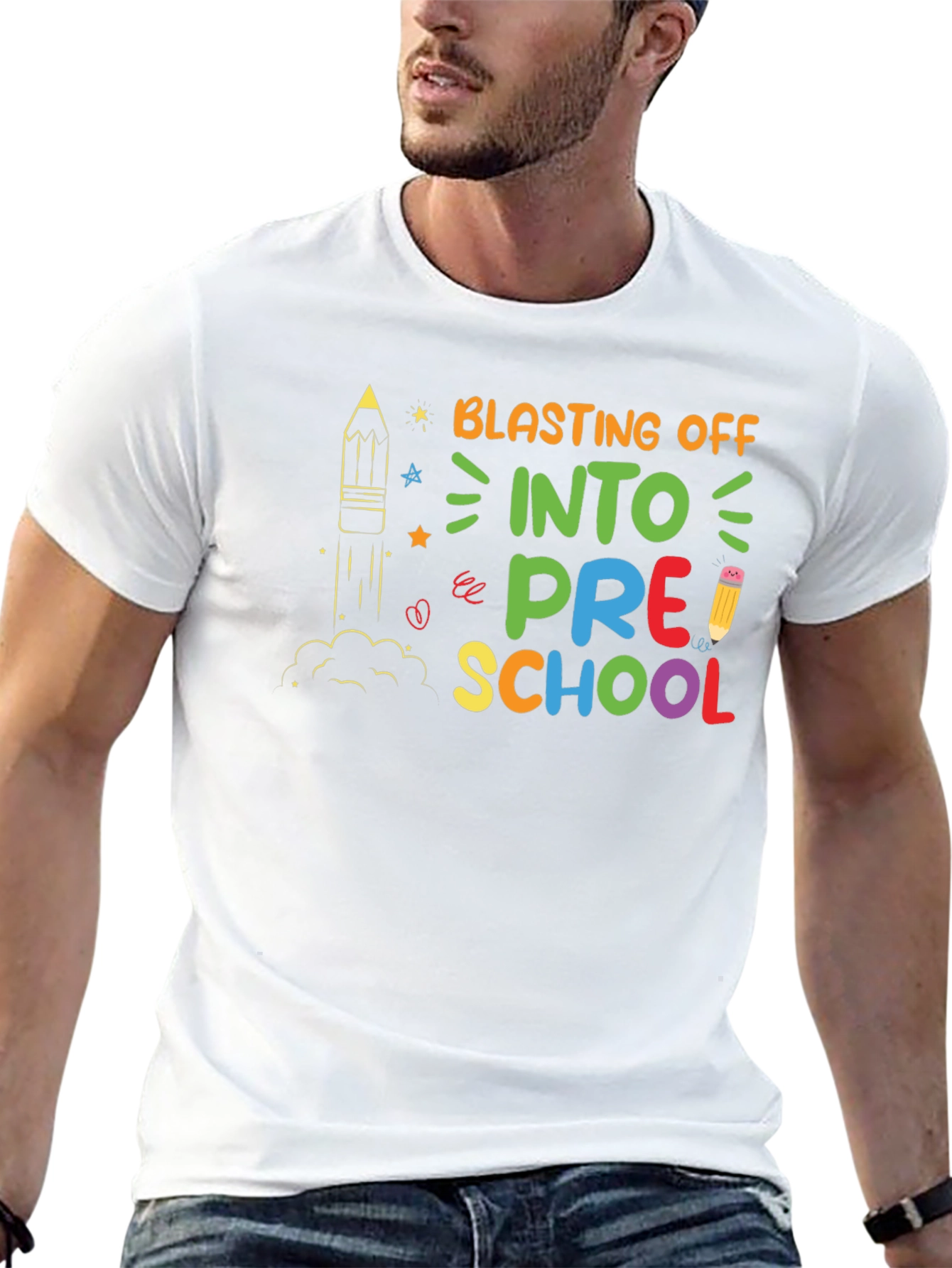 Blasting Off Into Preschool T-Shirt