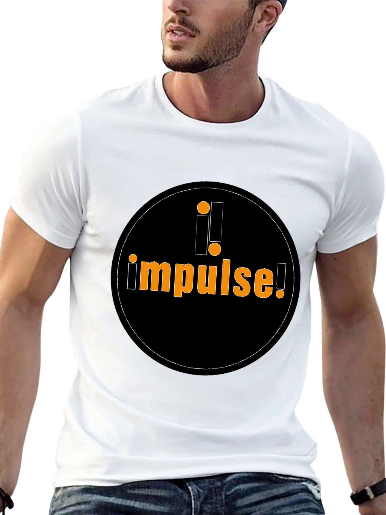 Impulse Graphic Tee - Black Cotton Casual Shirt