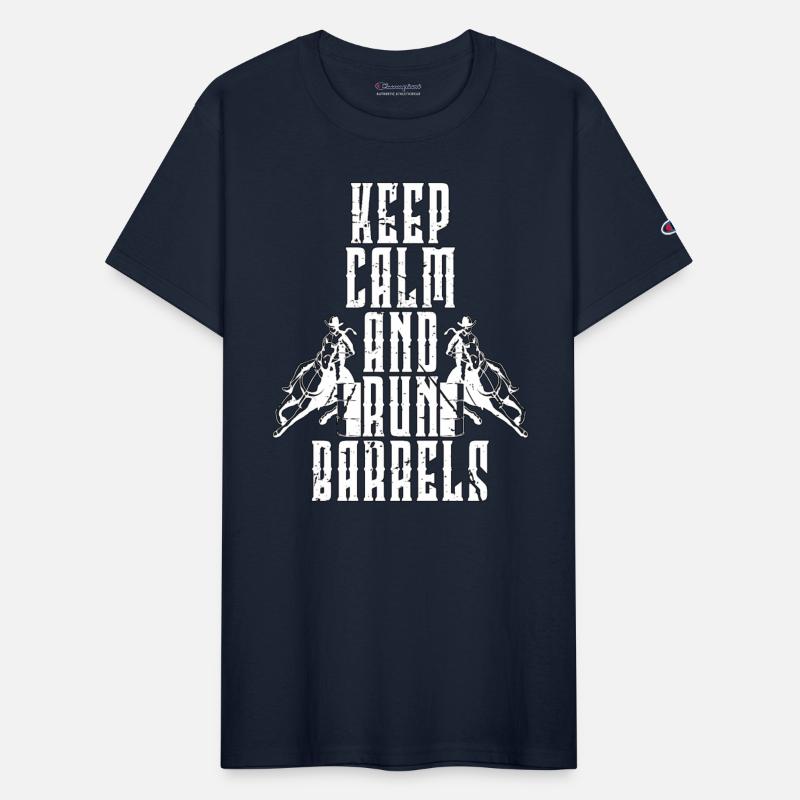 Barrel Racing Keep Calm And Loves Western Riding