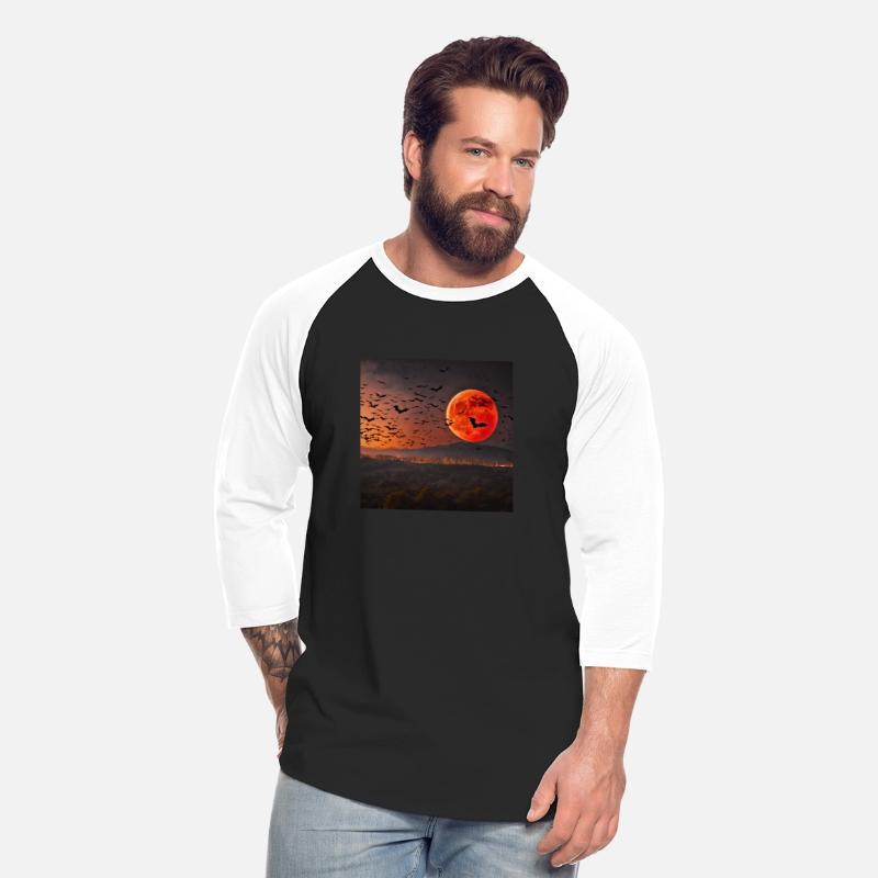 Bat Swarm blood-red moon