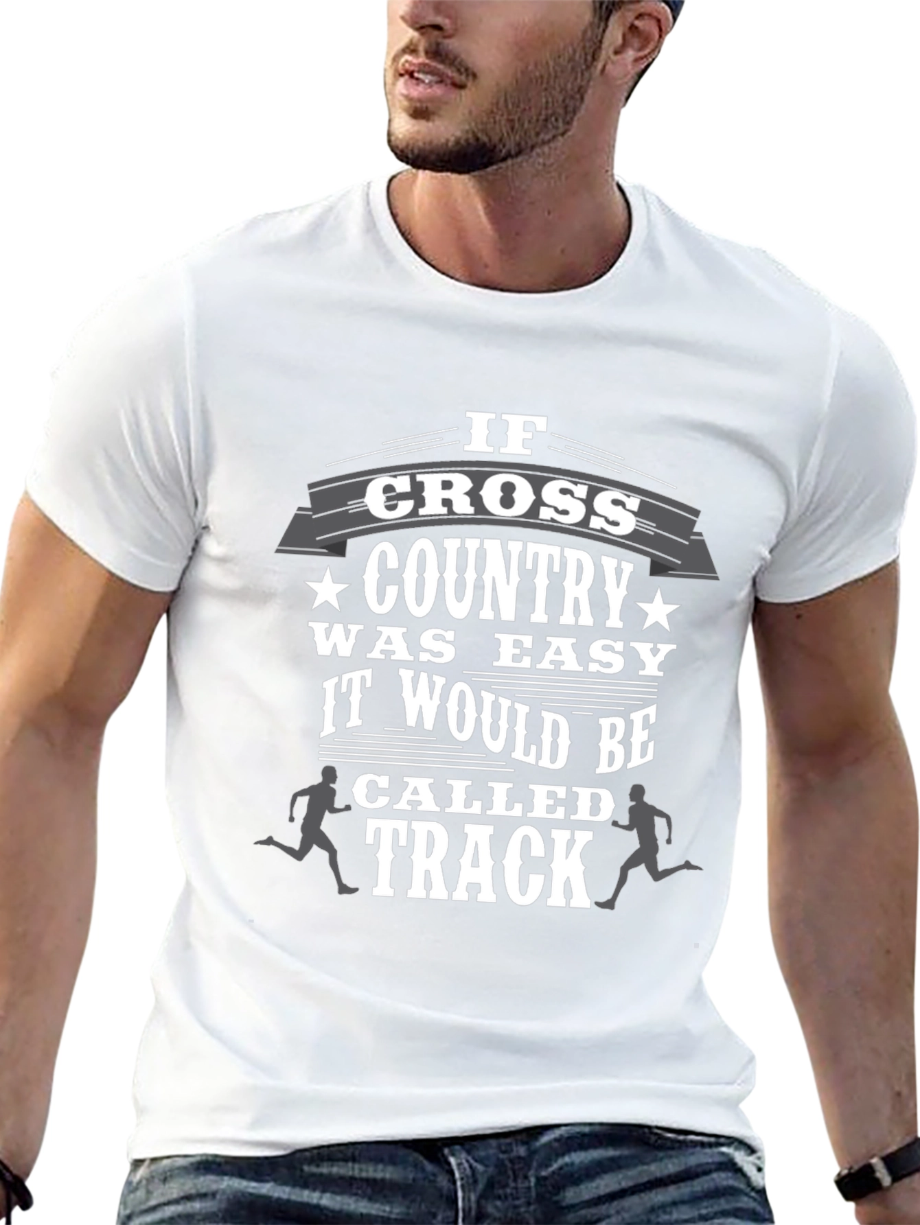 Cross Country Track Graphic T-Shirt