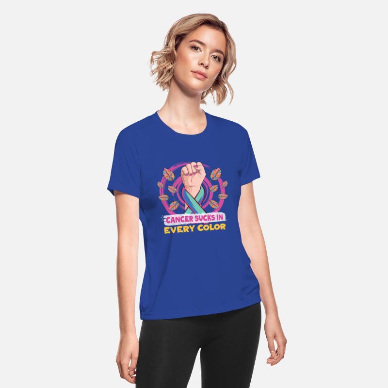Cancer Sucks In Every Color Fighter