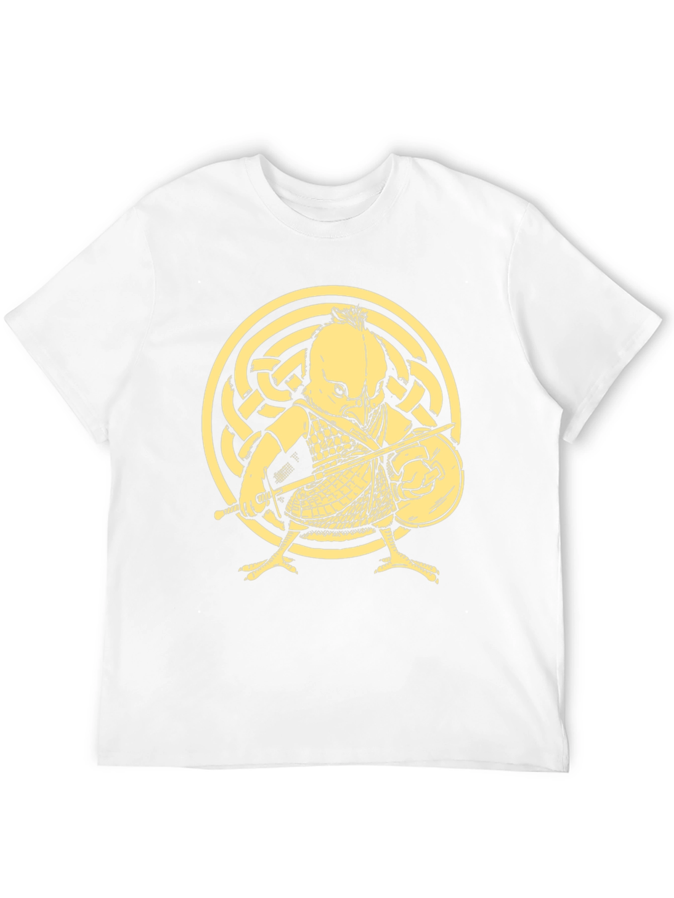 Black T-Shirt with Warrior Chicken Graphic
