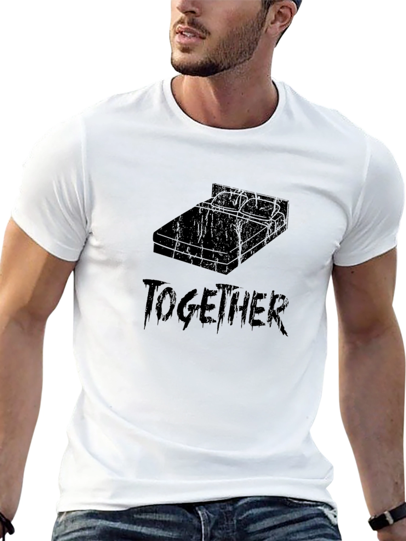 Together Bed T-Shirt - Unique Design