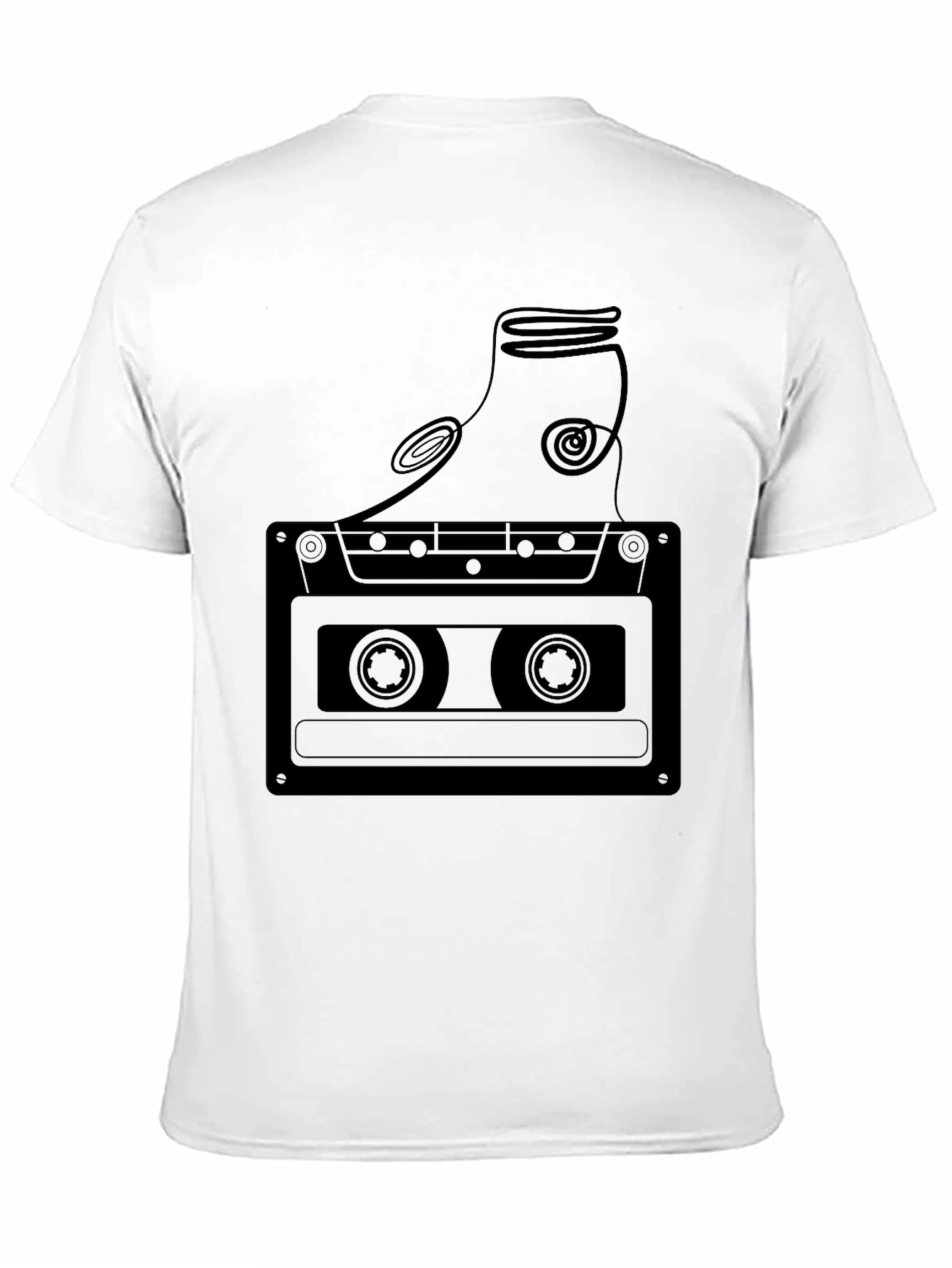 Retro Cassette Tape Graphic T-Shirt