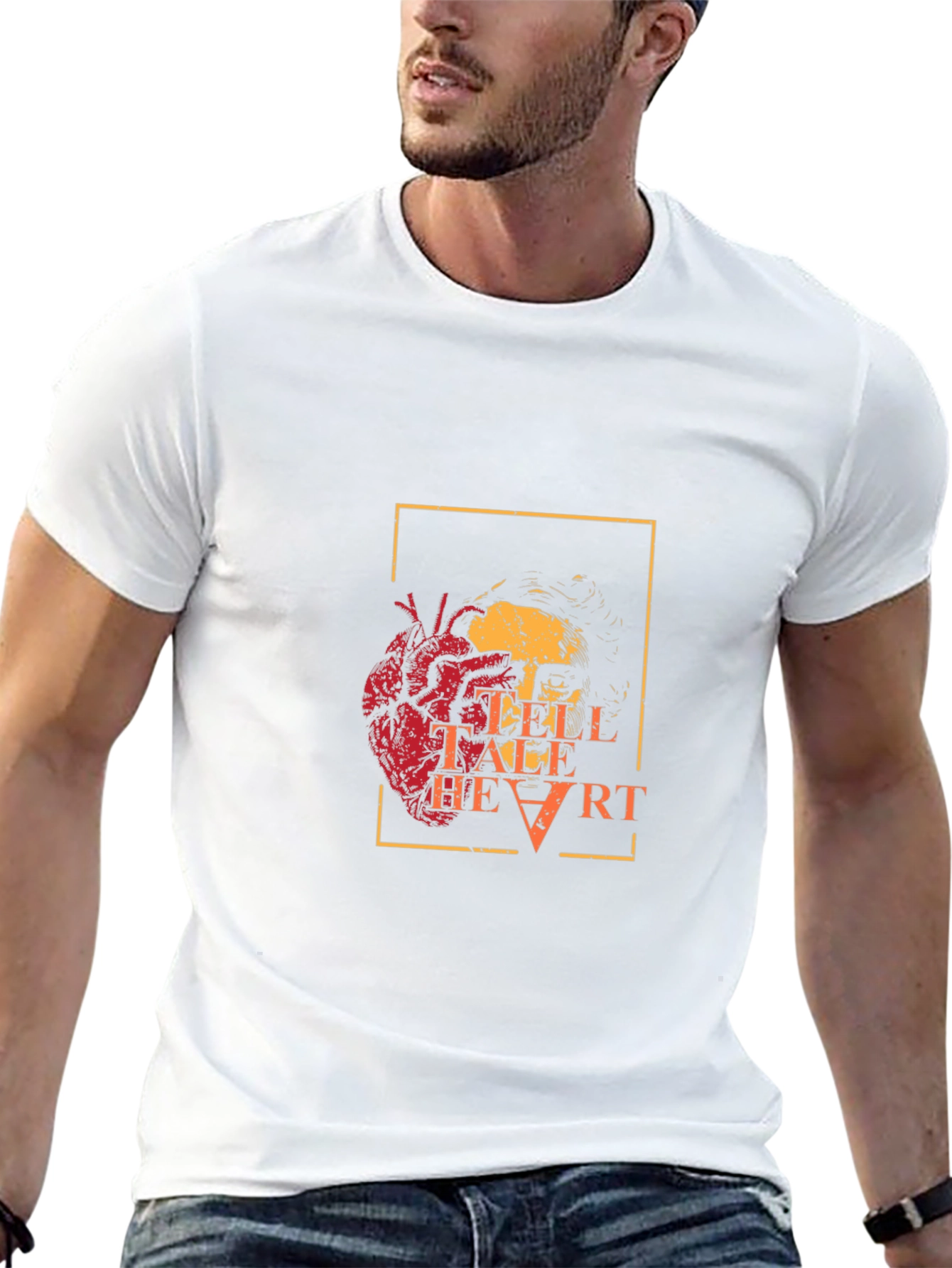 Tell-Tale Heart Graphic Black T-Shirt