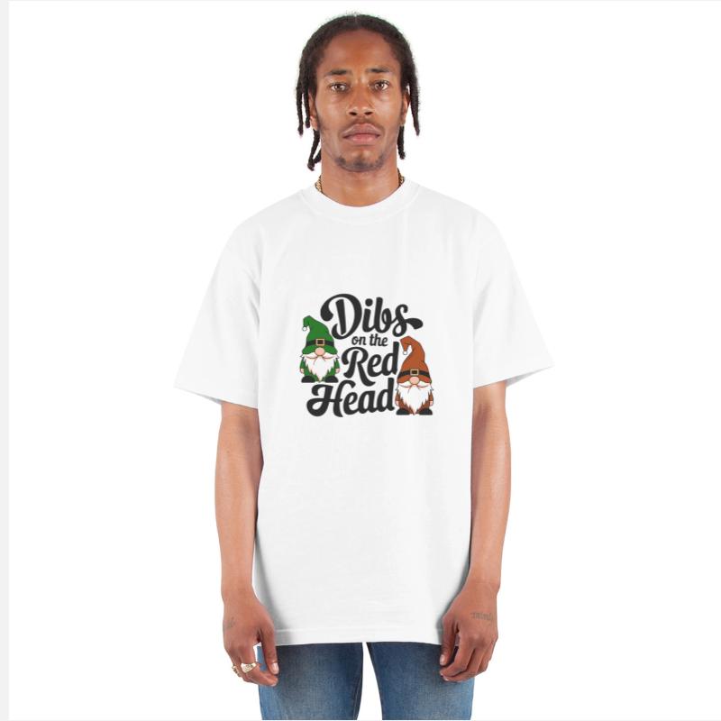 Dibs On The Red Head Irish Gnomes Funny Saint Patr