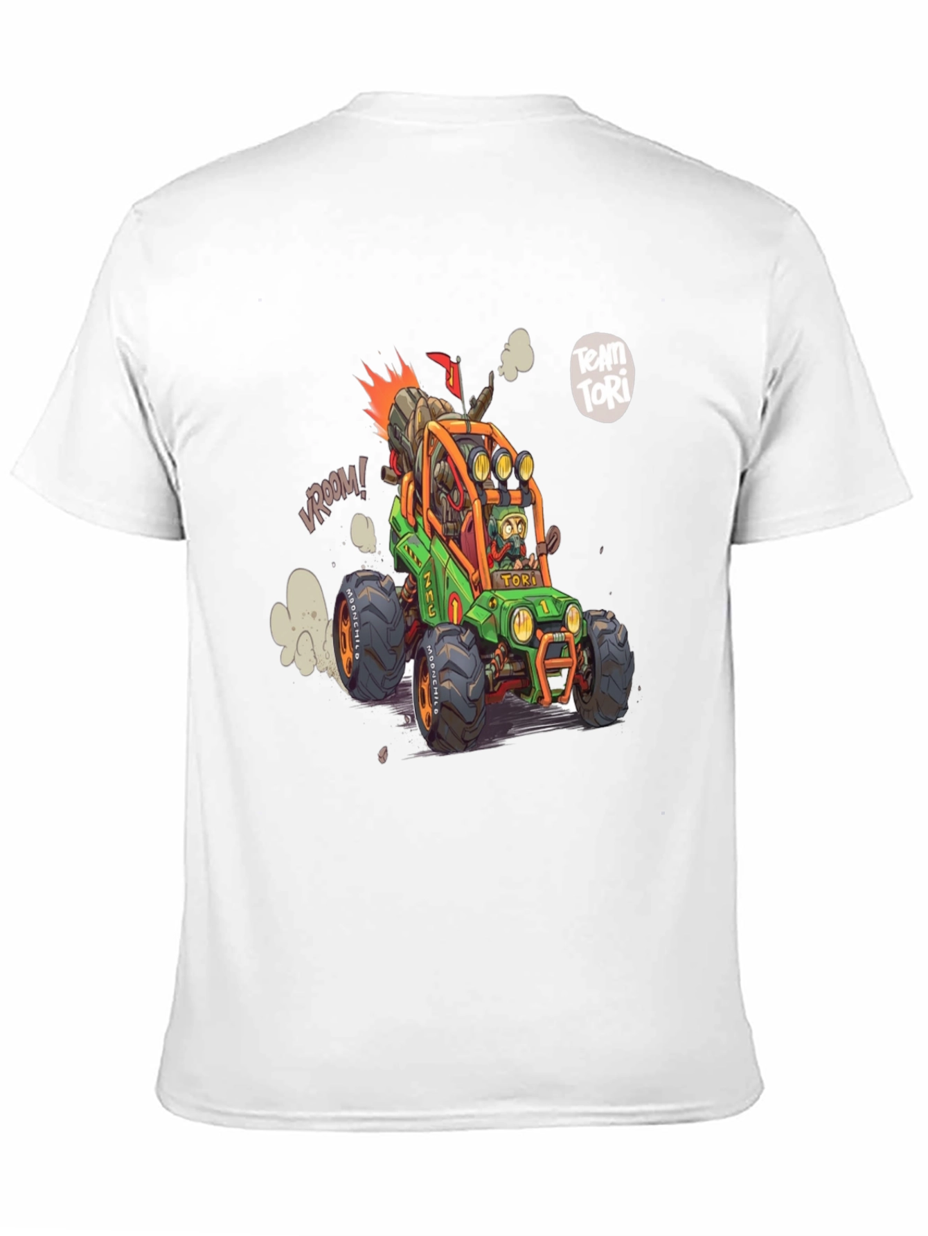 Cartoon Race Car T-Shirt