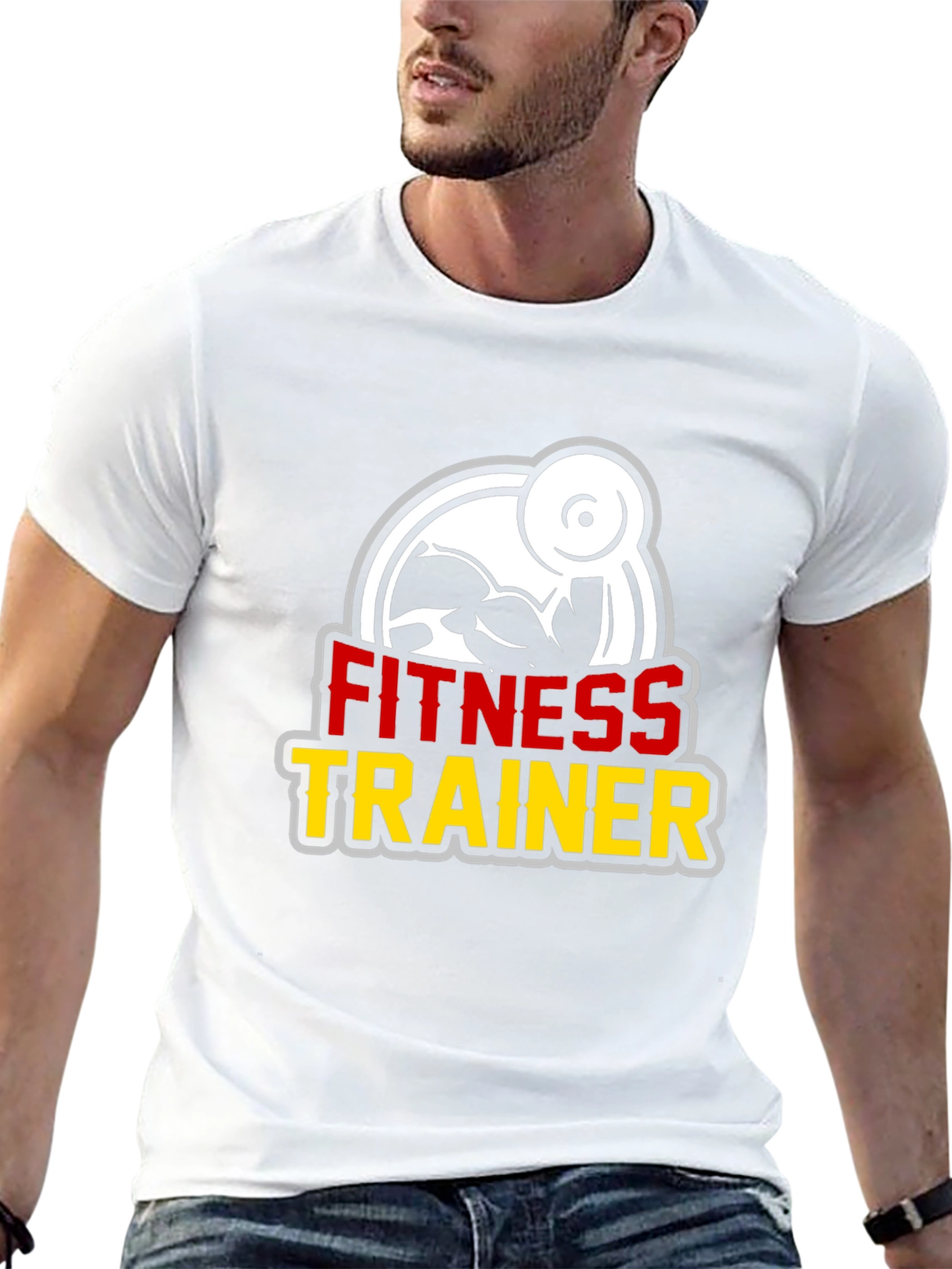 Fitness Trainer Graphic Tee - Black