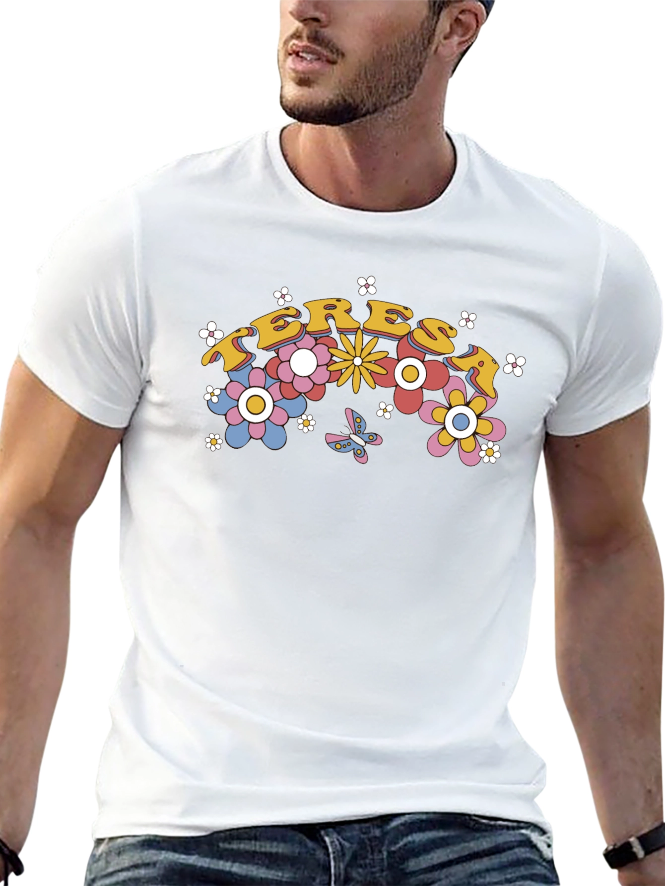 Retro Floral T-Shirt - Terese