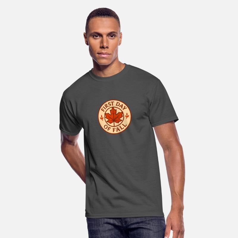 First Day of Fall Leaf Emblem