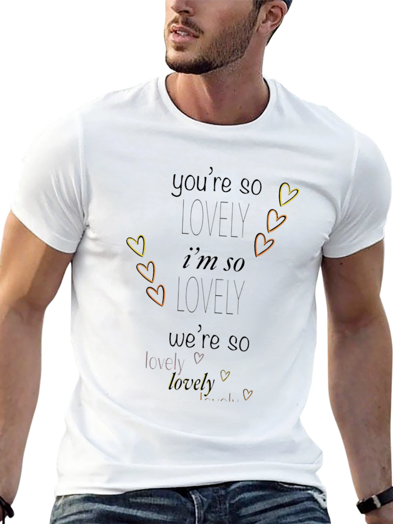 Lovely Graphic Print T-Shirt - Soft & Stylish