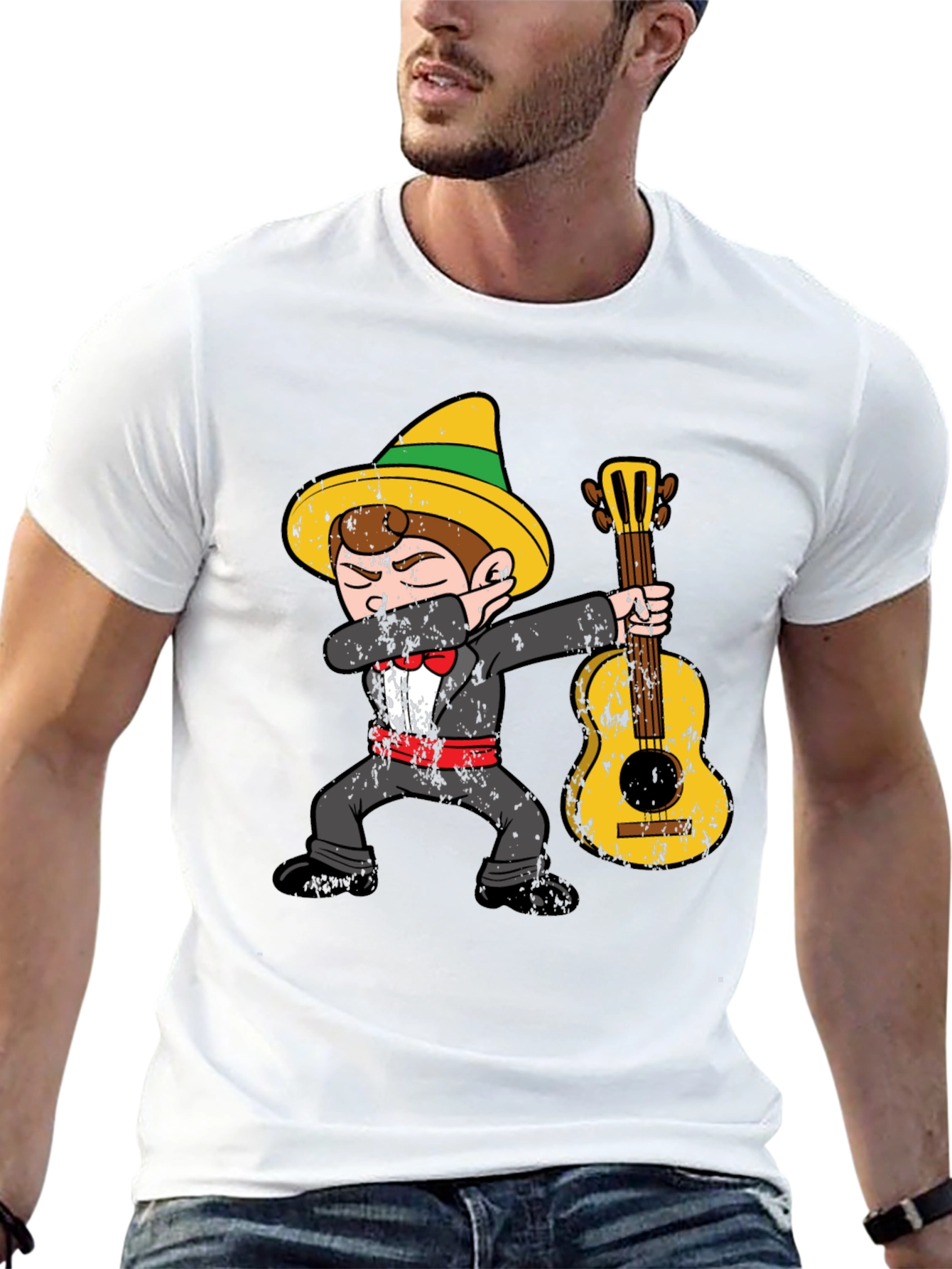 Dabbing Mariachi T-Shirt - Funny Cinco de Mayo Shirt