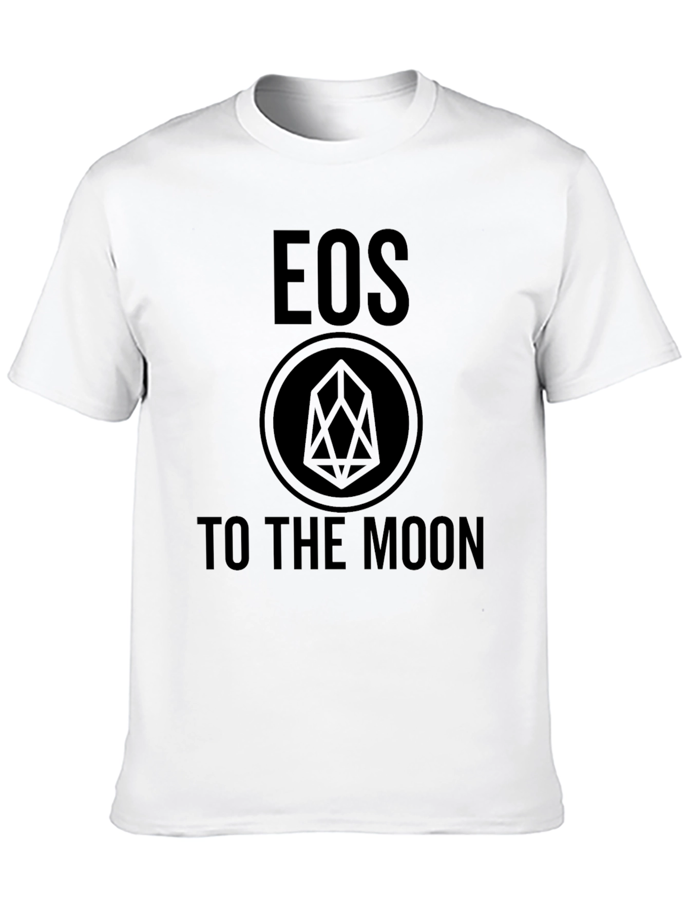 EOS To The Moon Graphic T-Shirt - Crypto Design