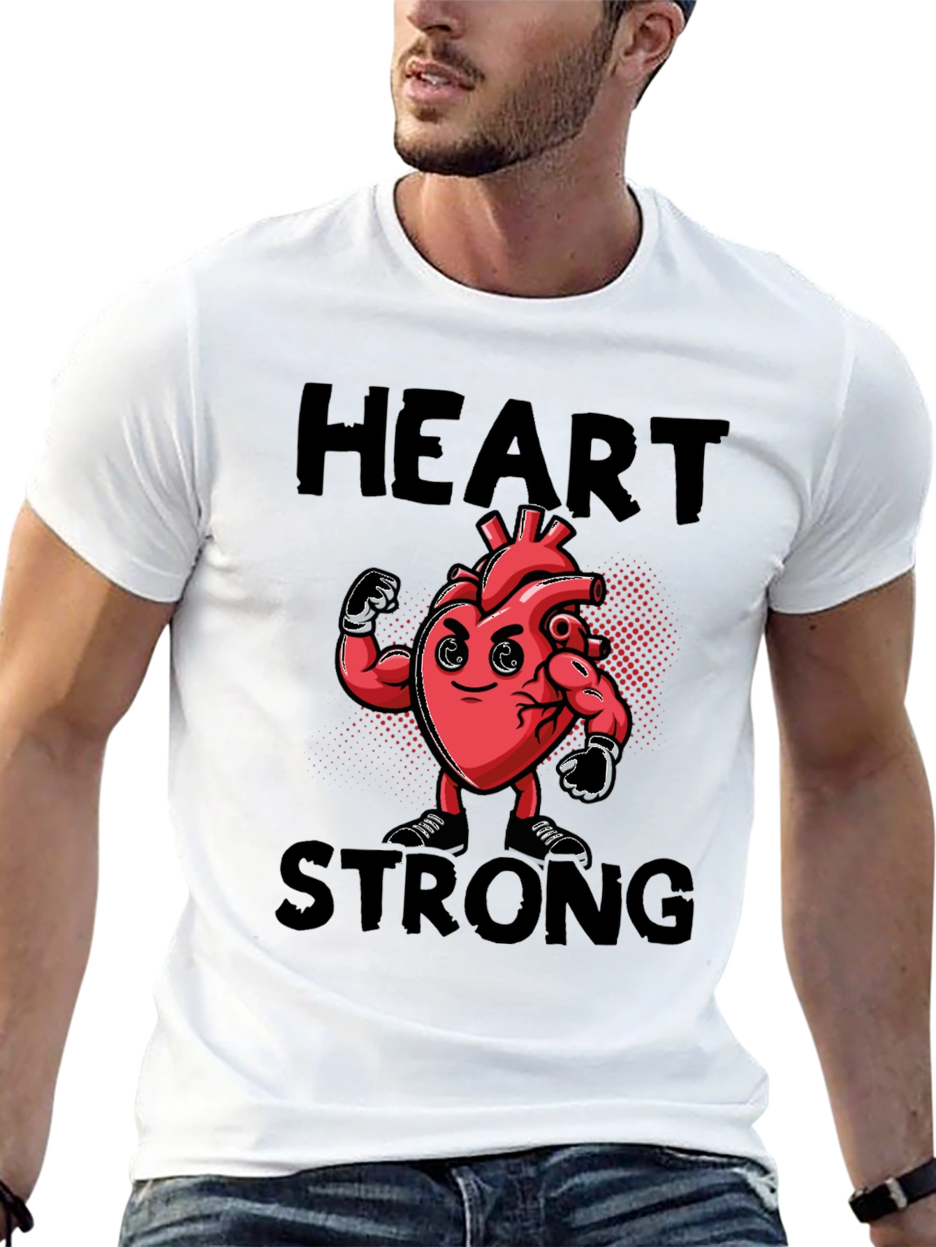 Heart Strong Graphic T-Shirt