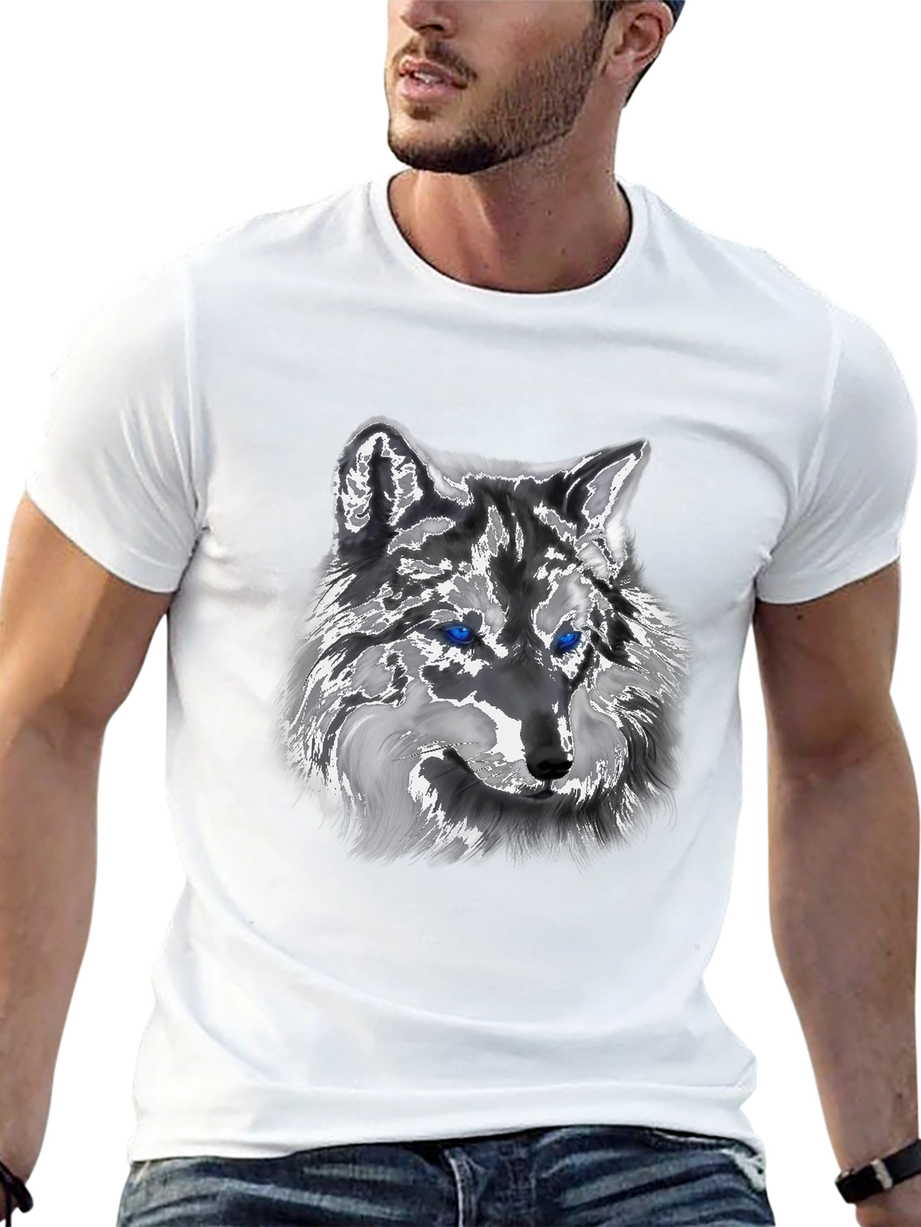 Wolf Graphic Tee - Black