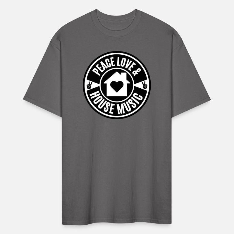 HOUSE MUSIC - Peace & Love (Black)