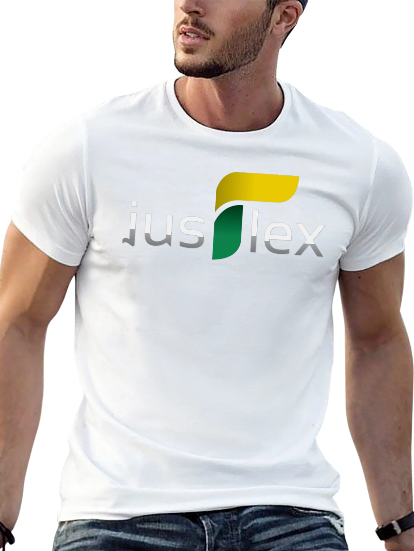 Justflex Graphic Tee - Black