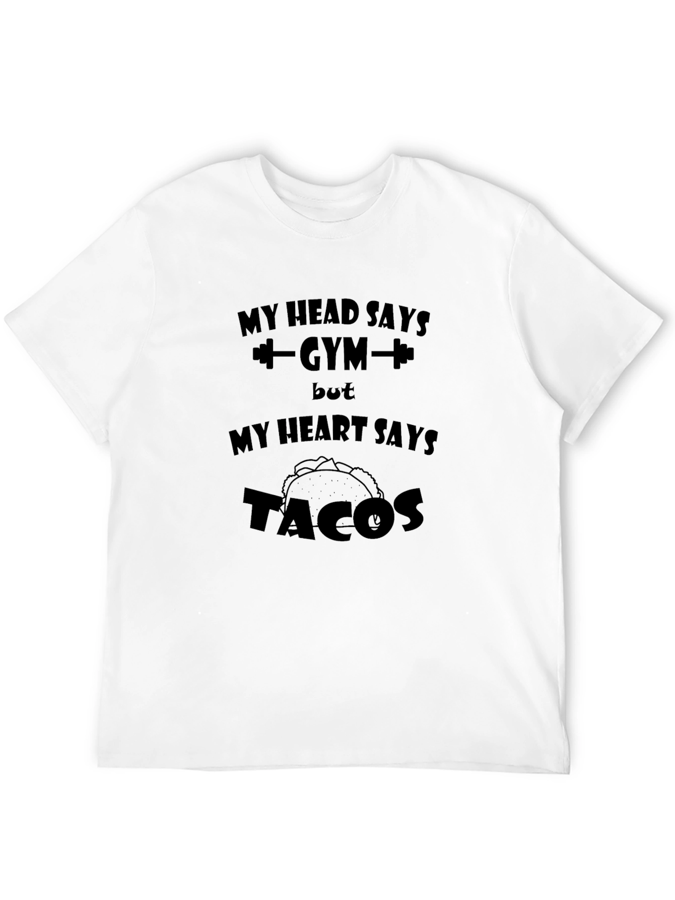 Gym vs. Tacos Graphic Tee