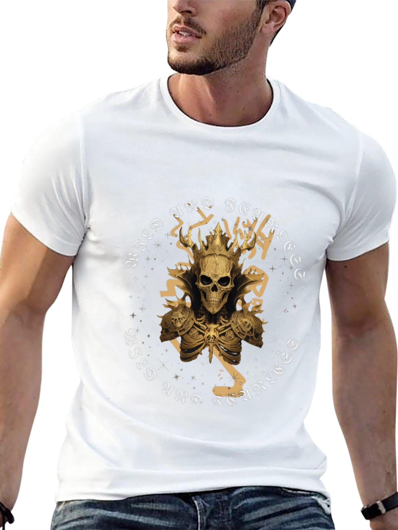 Wild & Free Skull Tee - Gothic Graphic T-Shirt