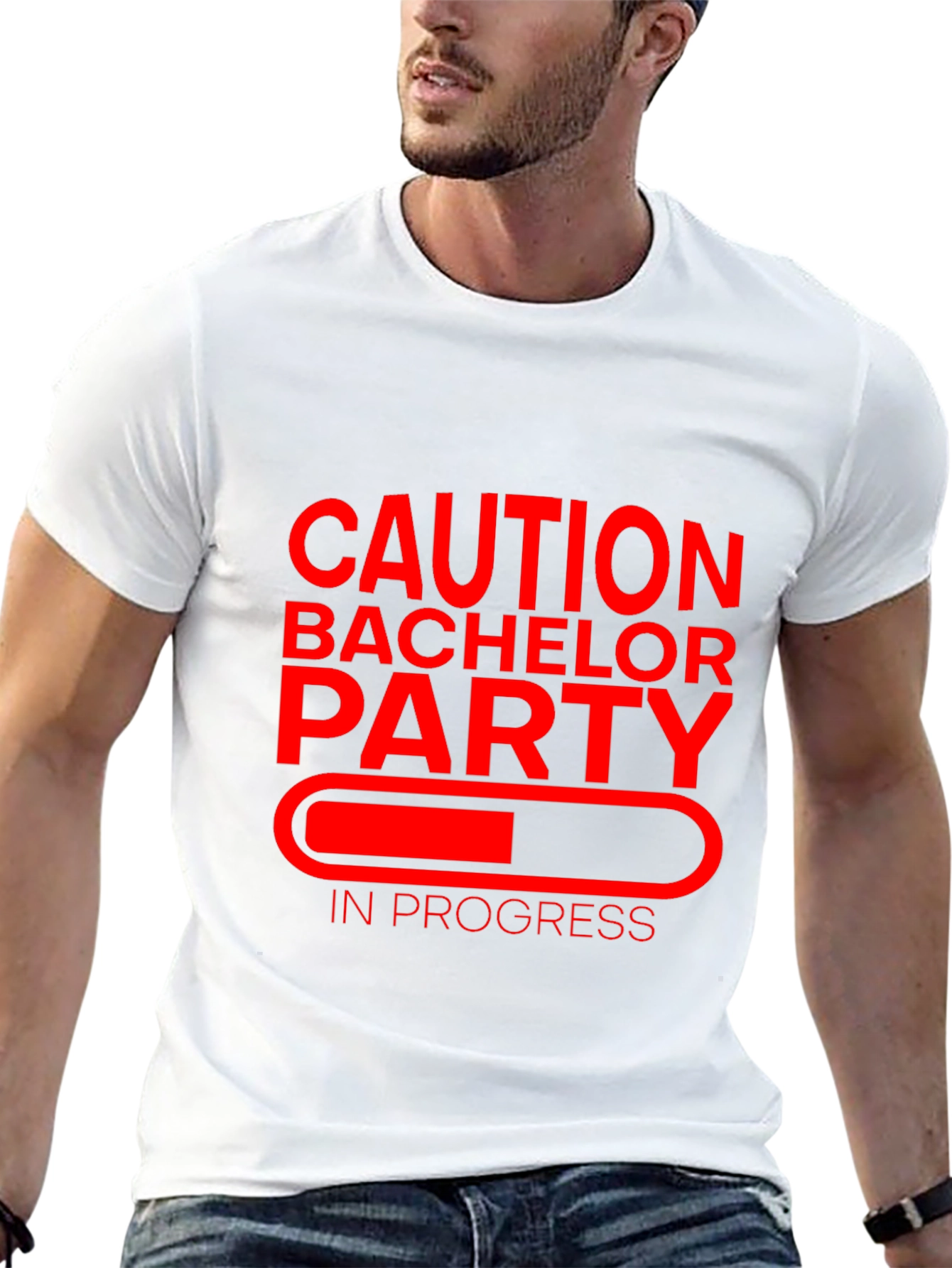 Caution Bachelor Party T-Shirt