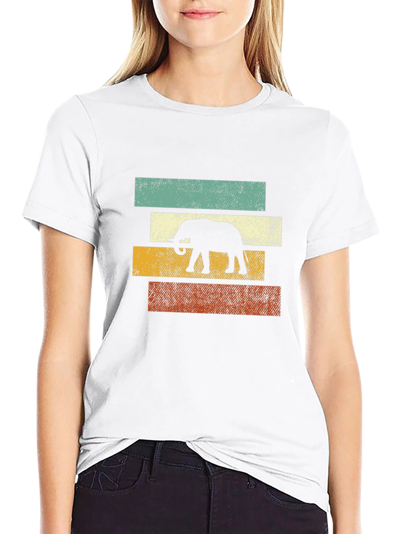 Retro Elephant T-Shirt - Classic Style