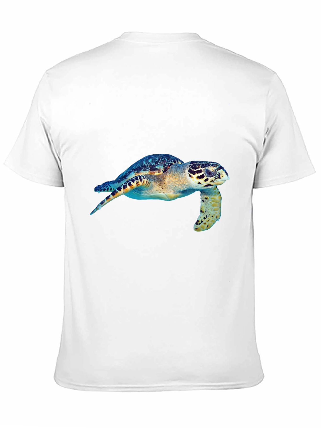 Sea Turtle Graphic Tee - Black Cotton Blend
