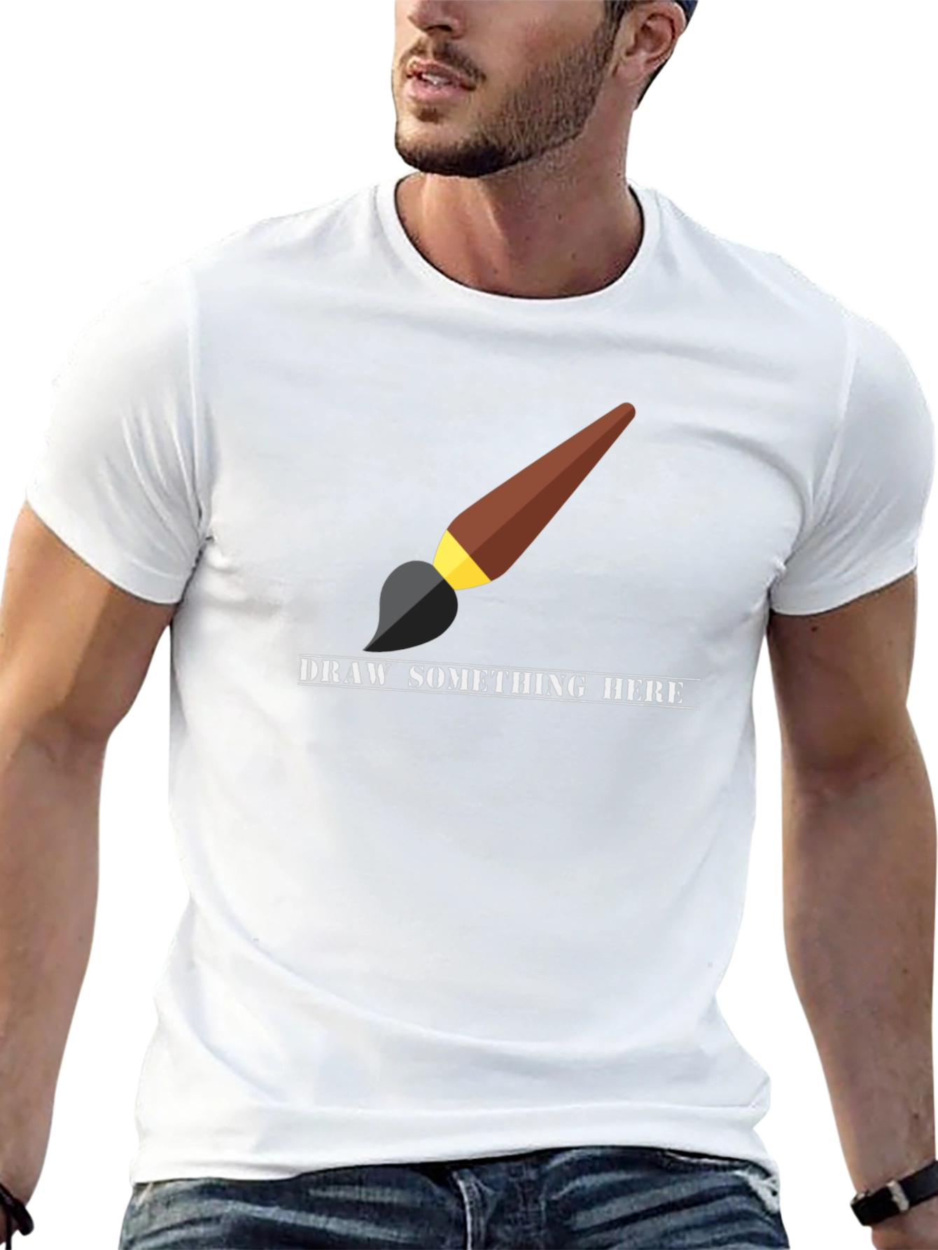 Artists Canvas T-Shirt - Draw Your Imagination Here
