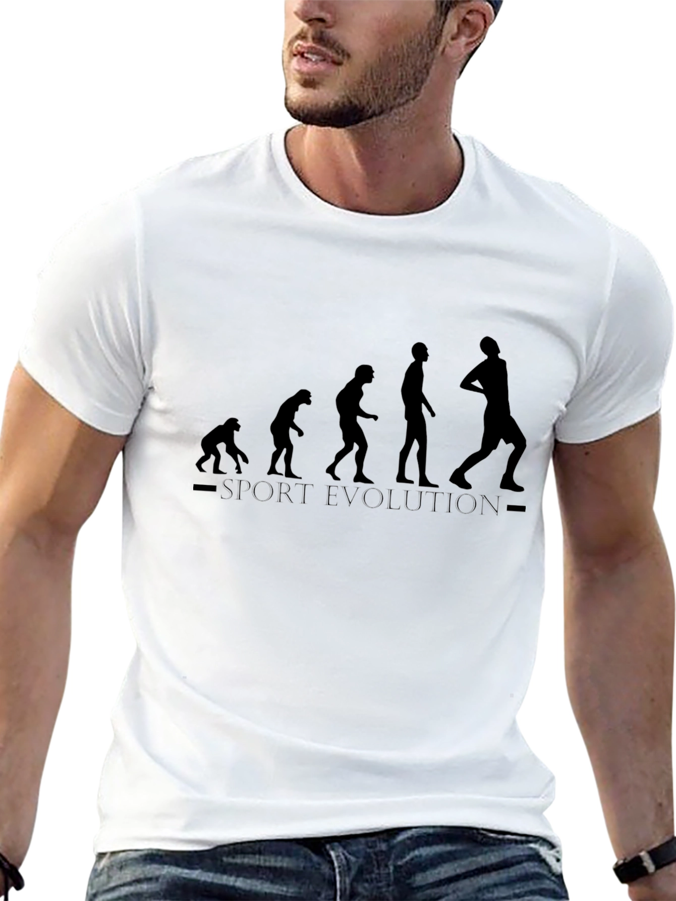 Sport Evolution Graphic T-Shirt - Black Tee