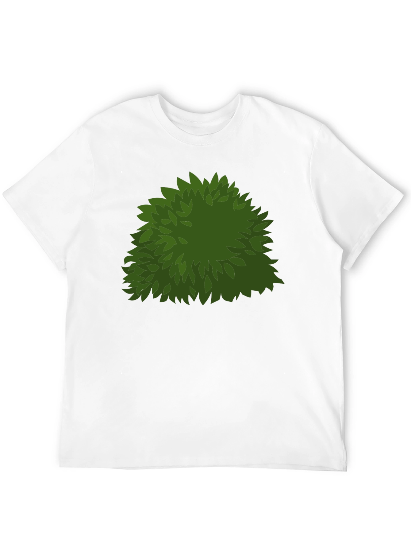 Bush Graphic T-Shirt - Green Leaves Design