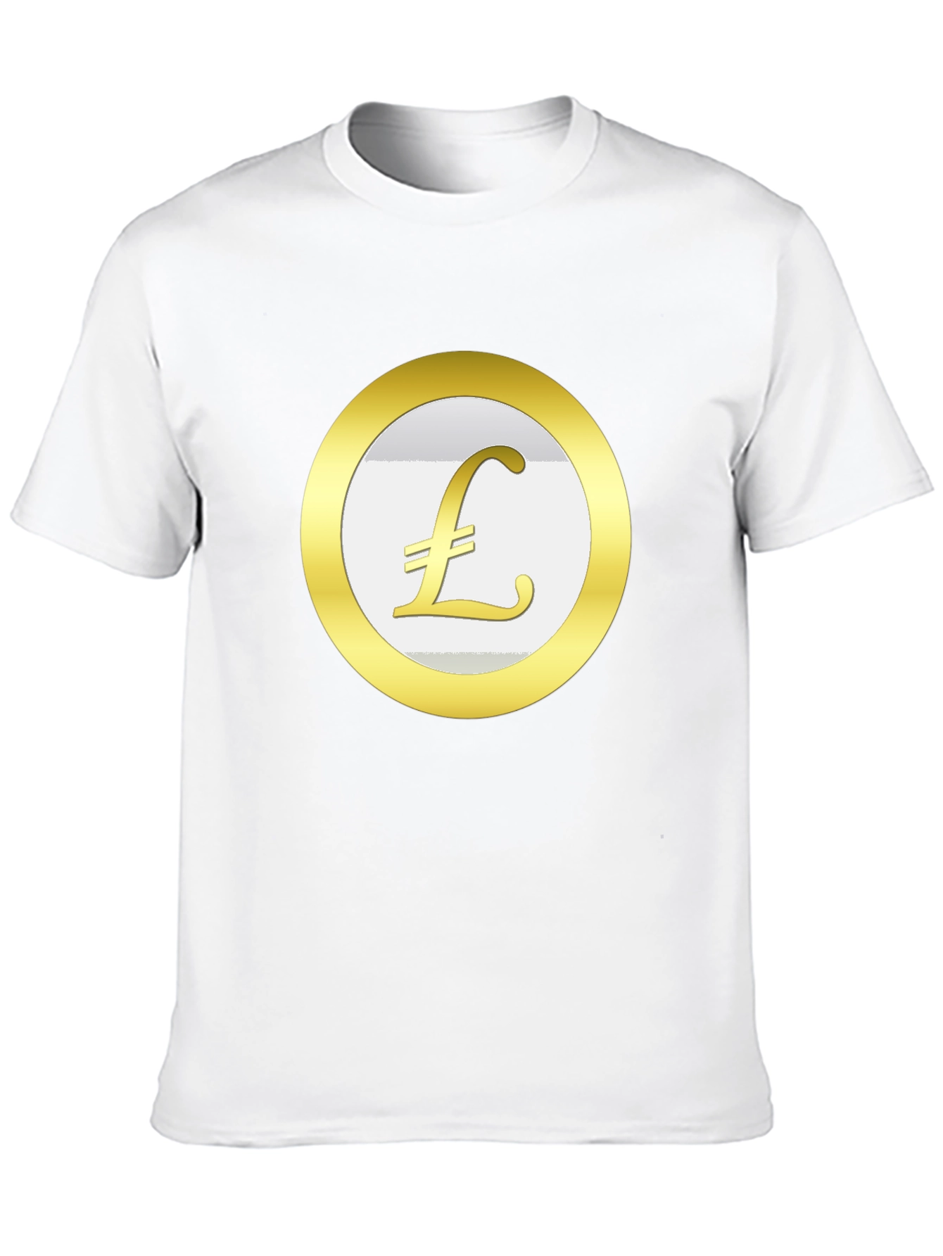 Gold Pound Sterling Graphic T-Shirt