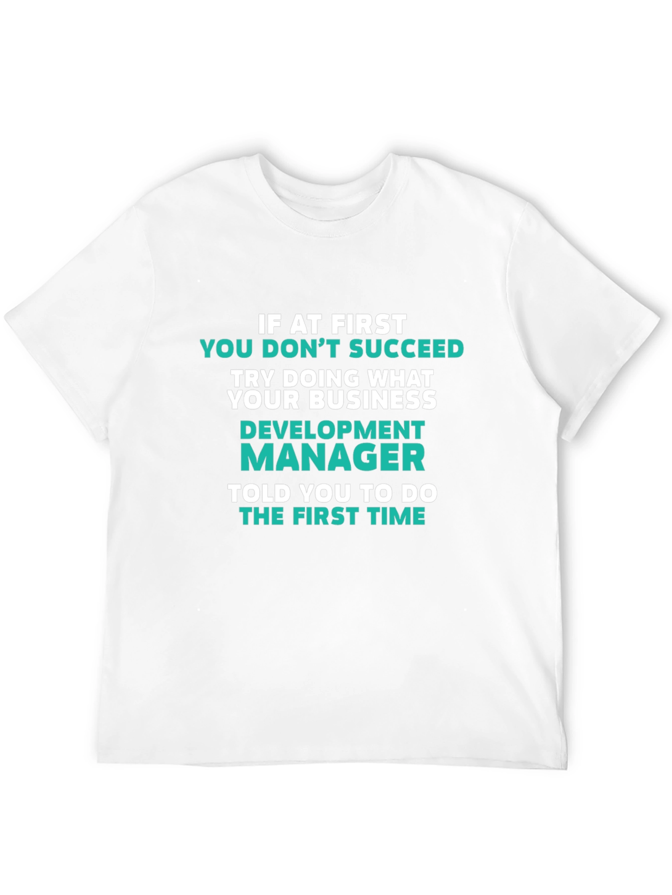 Development Manager T-Shirt Funny Business Slogan