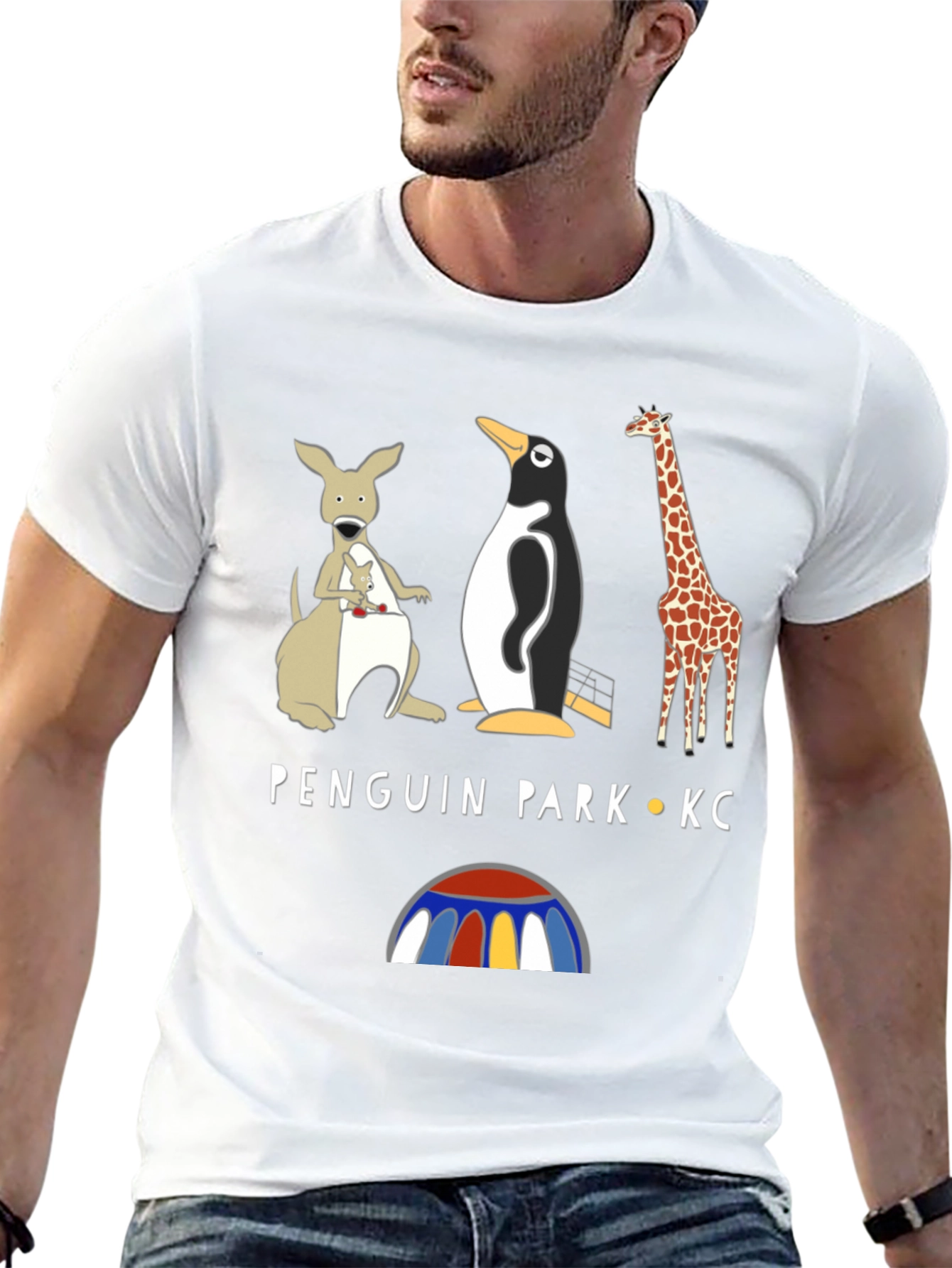 Penguin Park KC Black Graphic T-Shirt