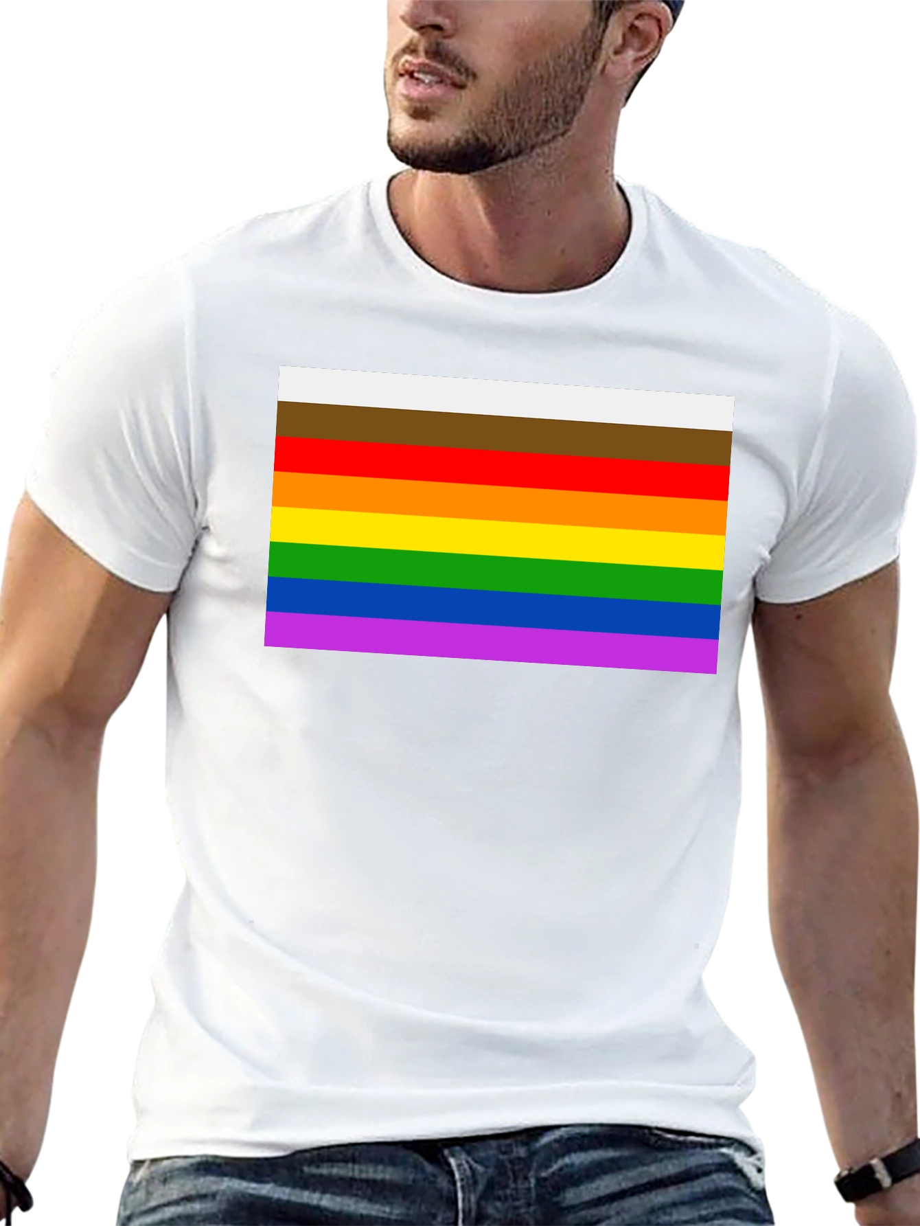 Progress Pride Flag Tee - Inclusive Pride Shirt